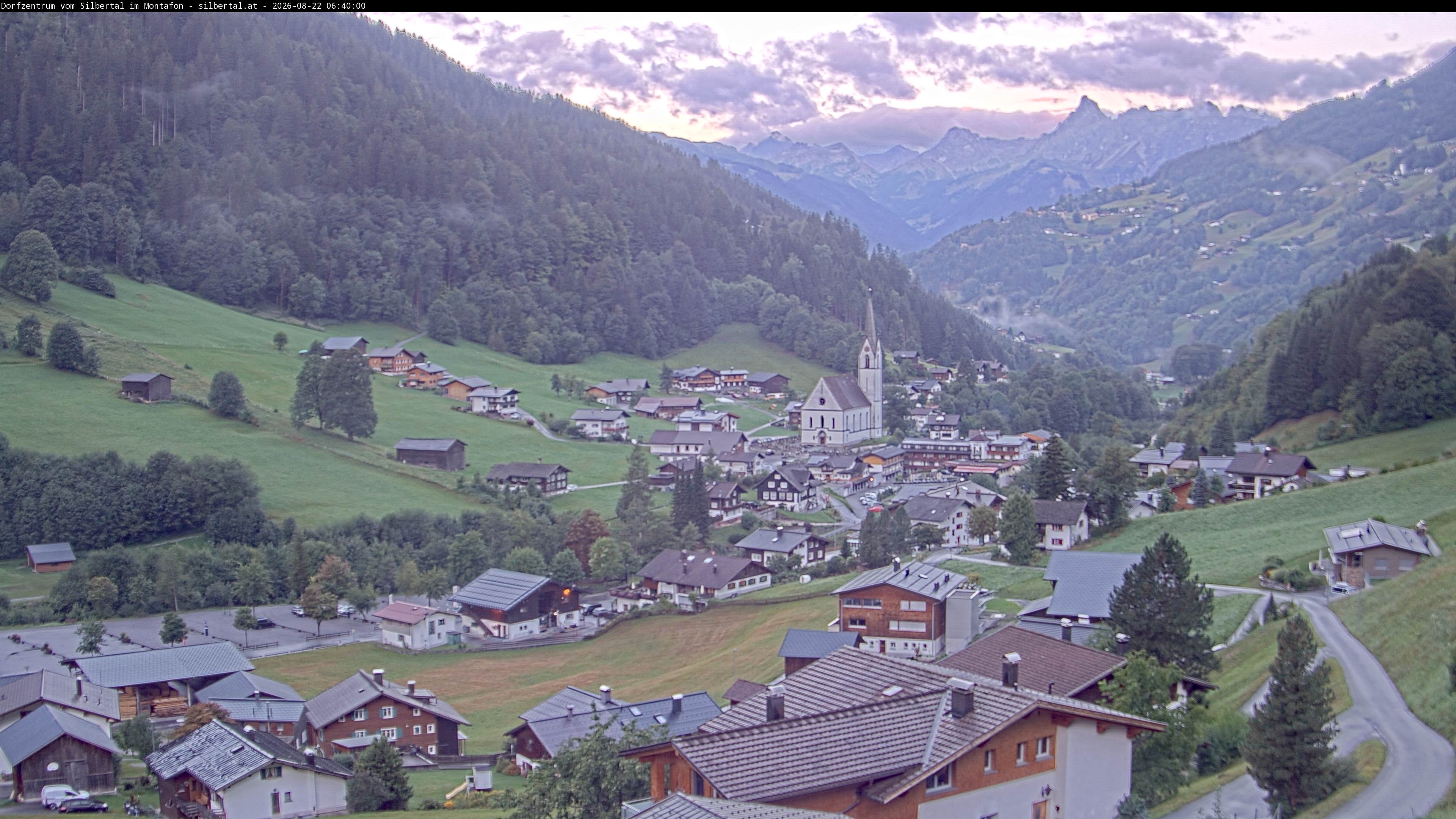 Archived image Webcam Silbertal, Vorarlberg