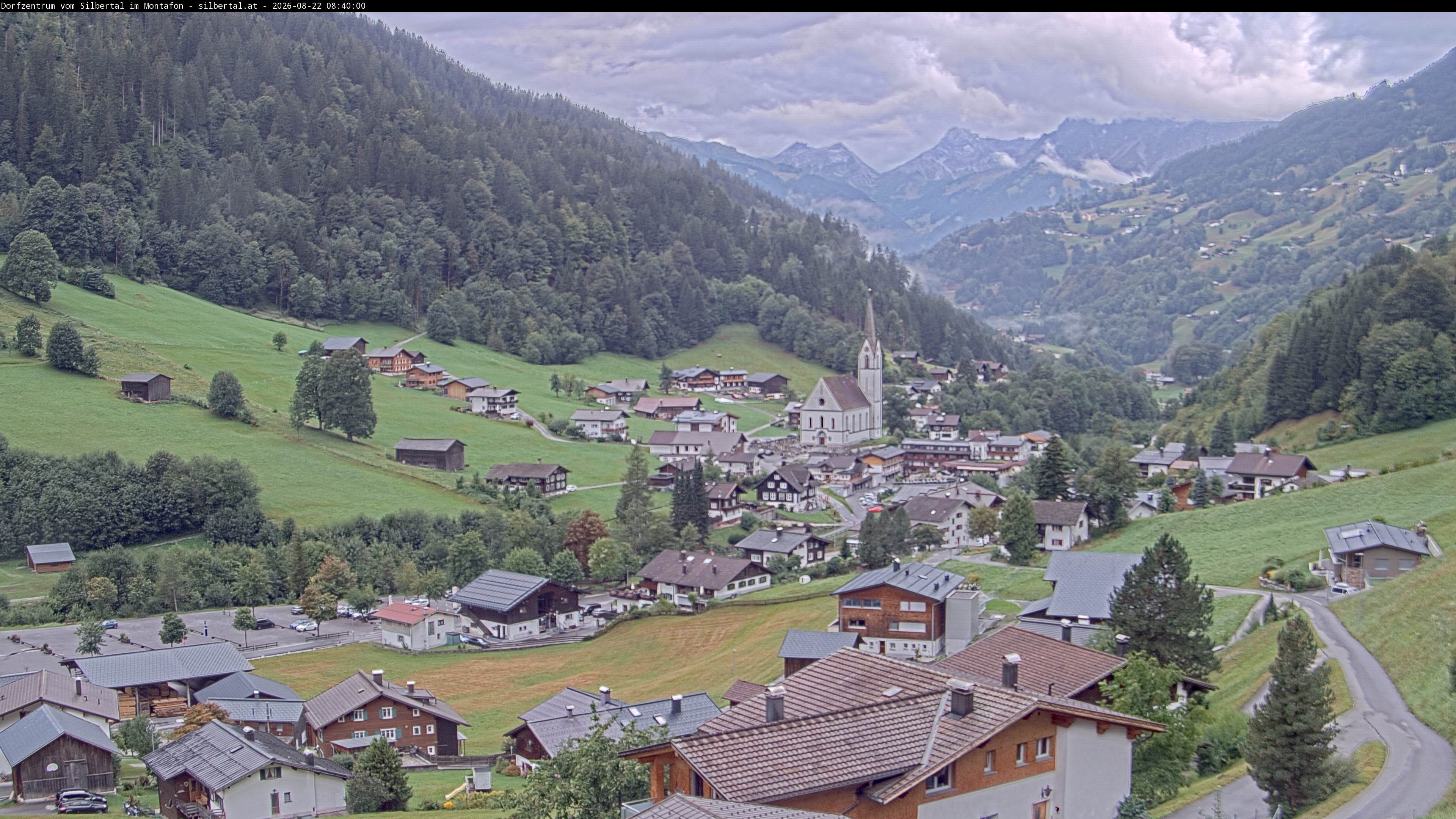 Archived image Webcam Silbertal, Vorarlberg