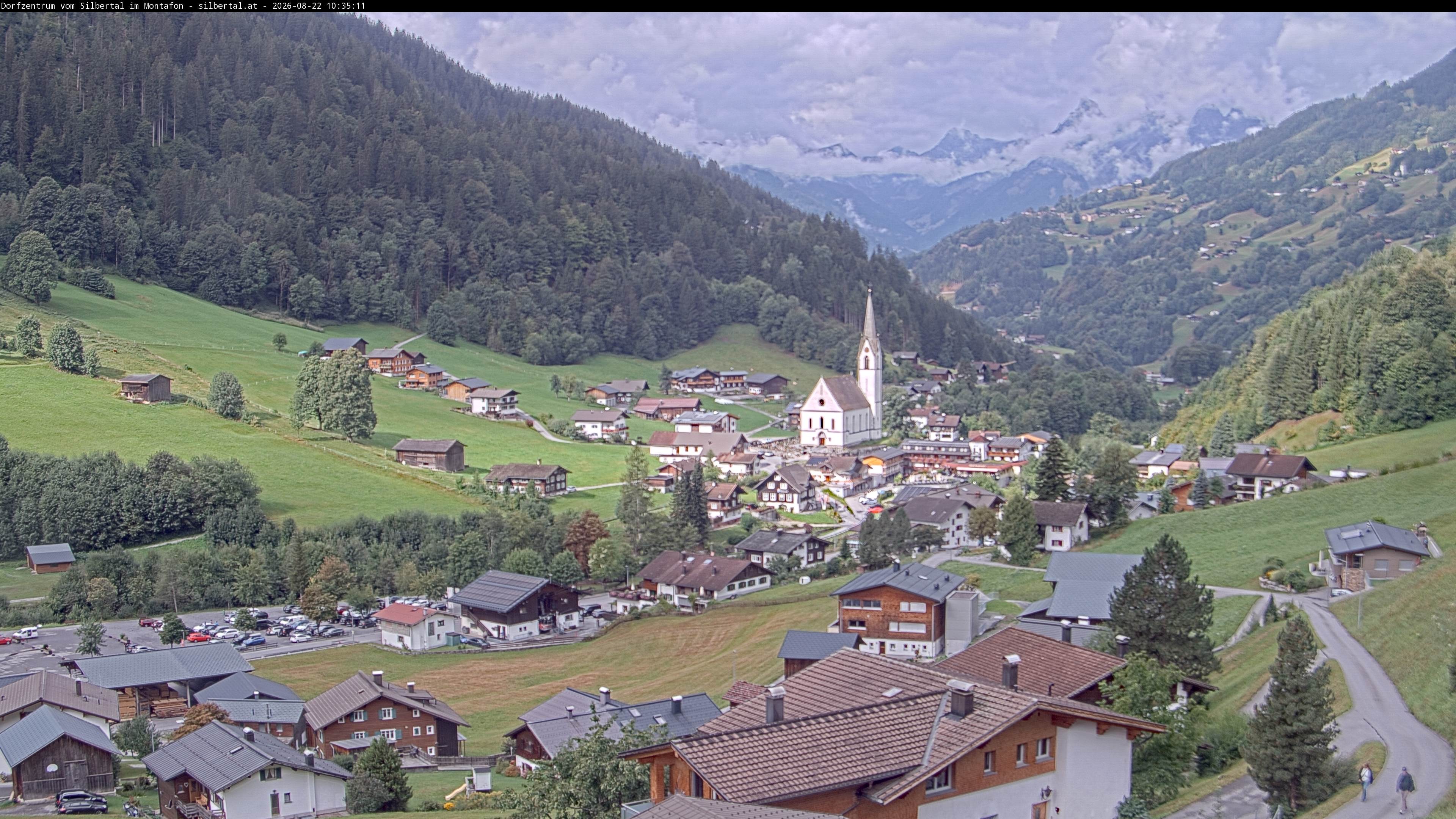 Archived image Webcam Silbertal, Vorarlberg