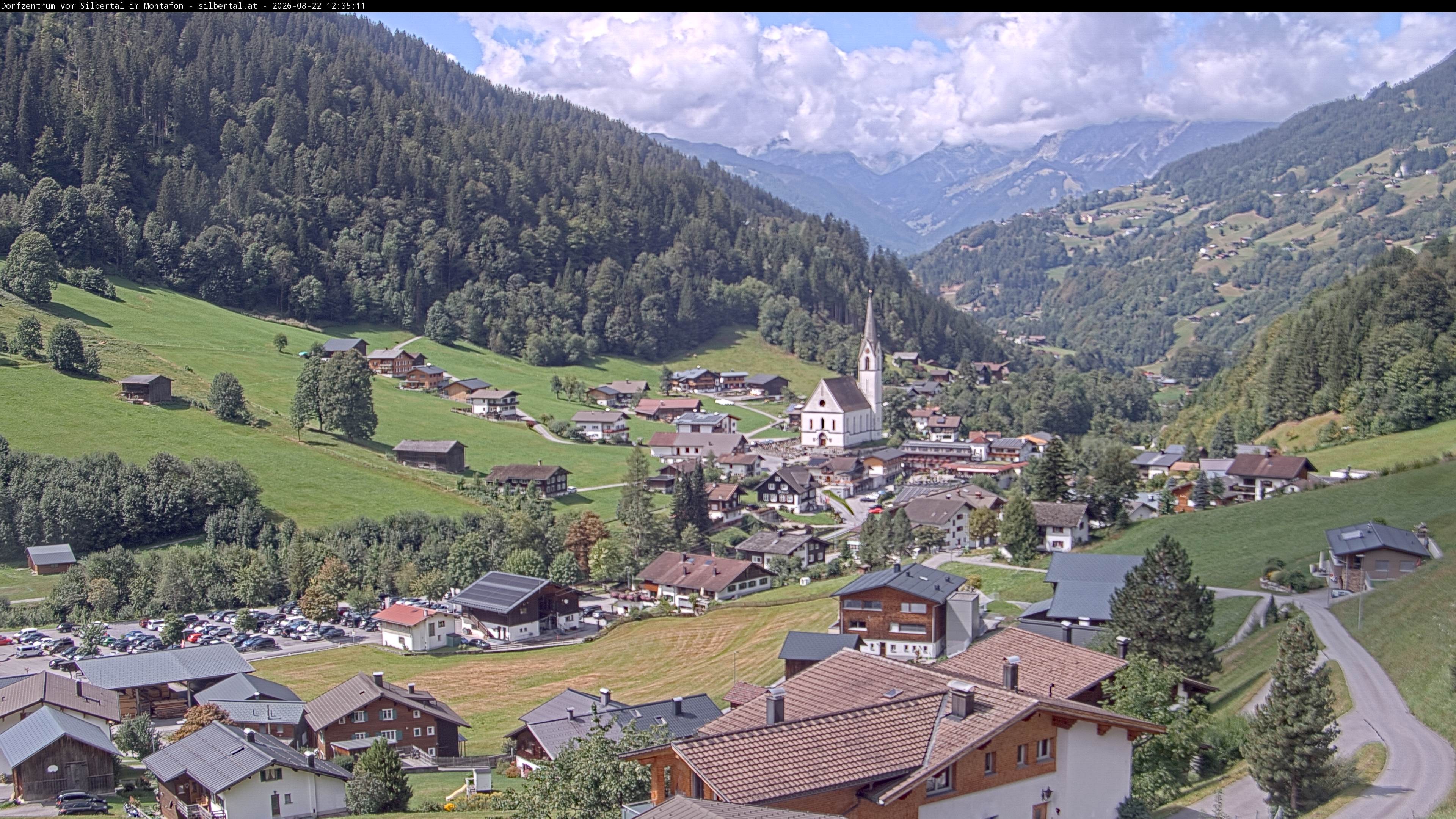 Archived image Webcam Silbertal, Vorarlberg