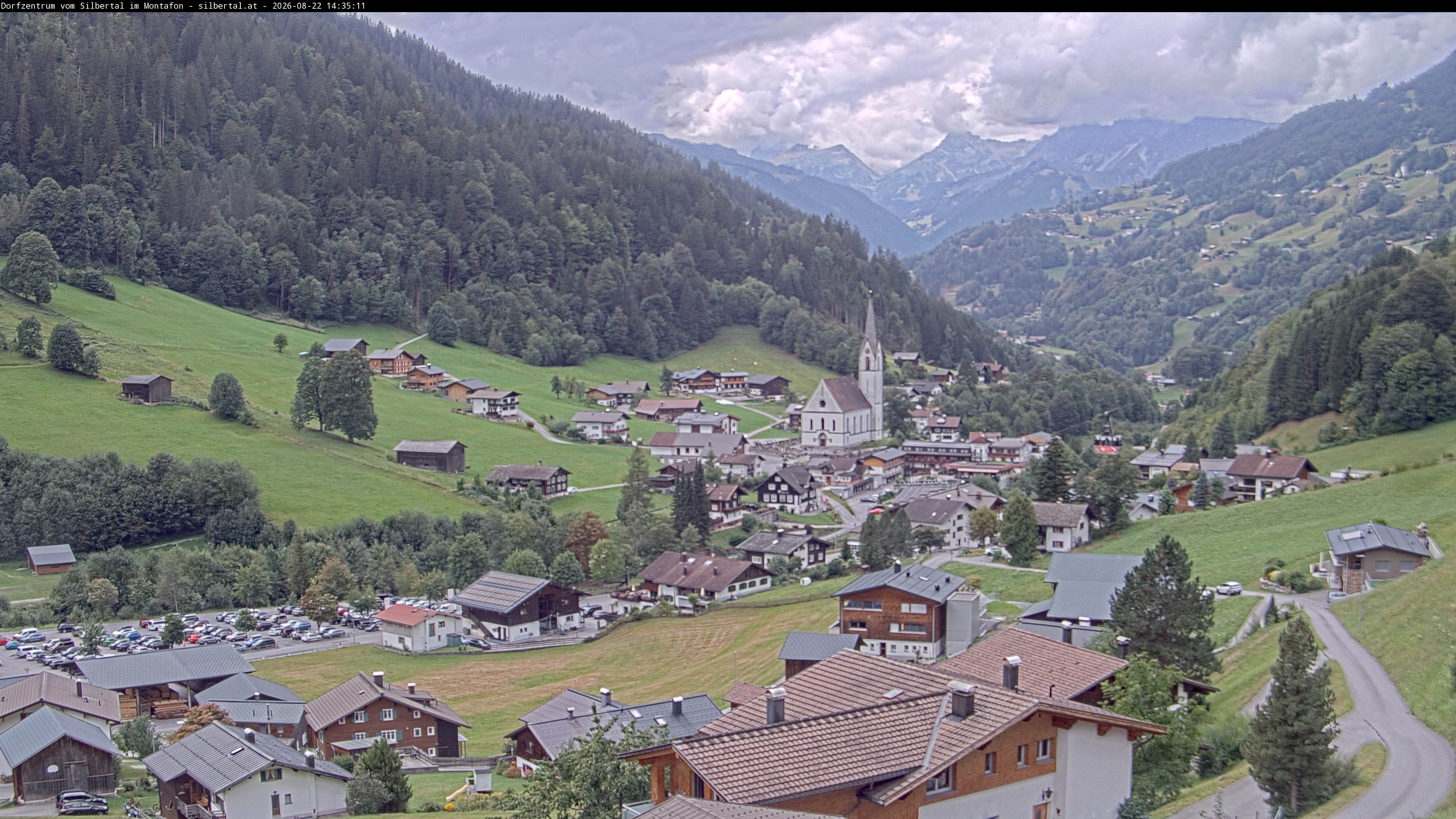 Archived image Webcam Silbertal, Vorarlberg