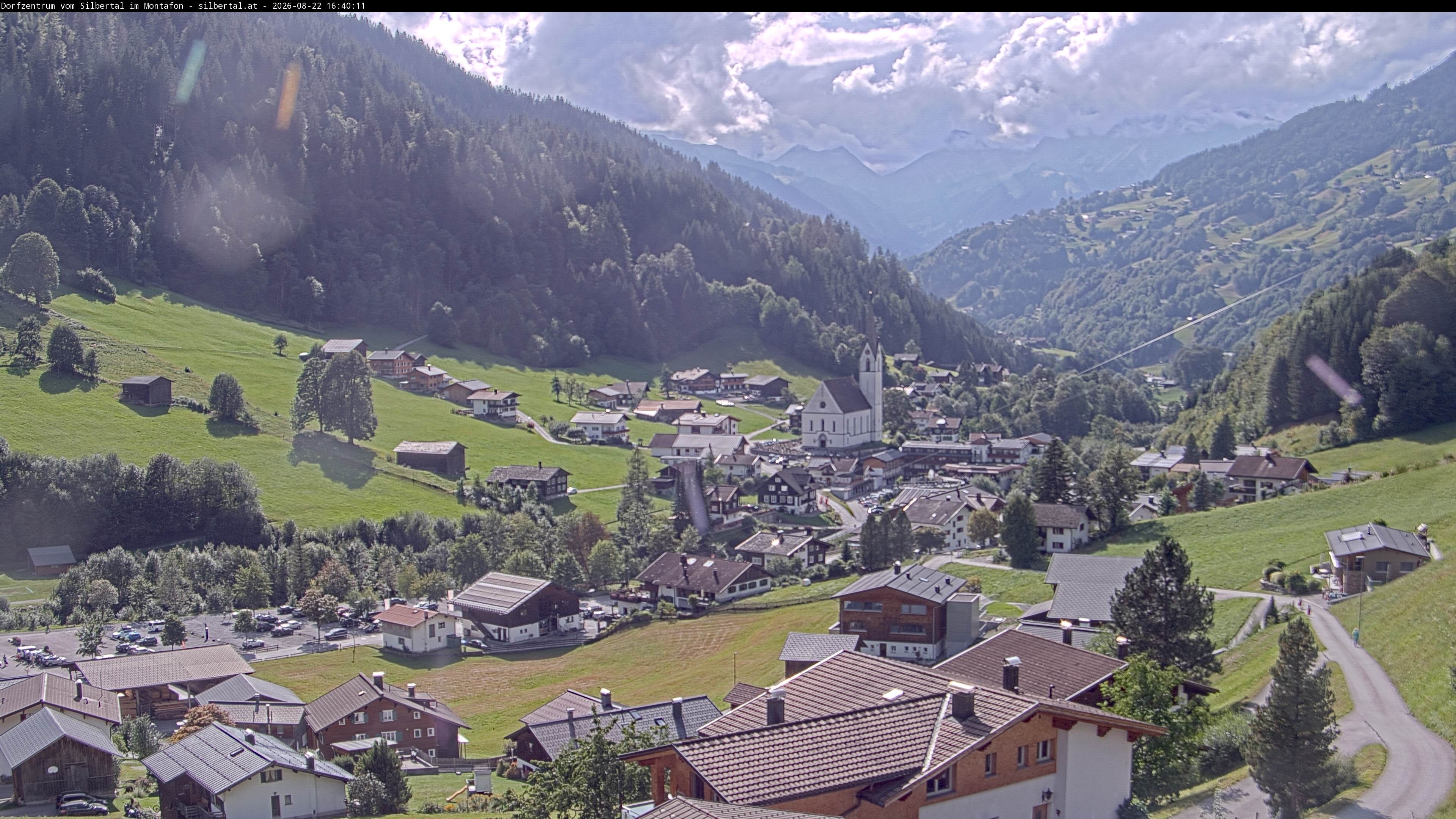 Archived image Webcam Silbertal, Vorarlberg