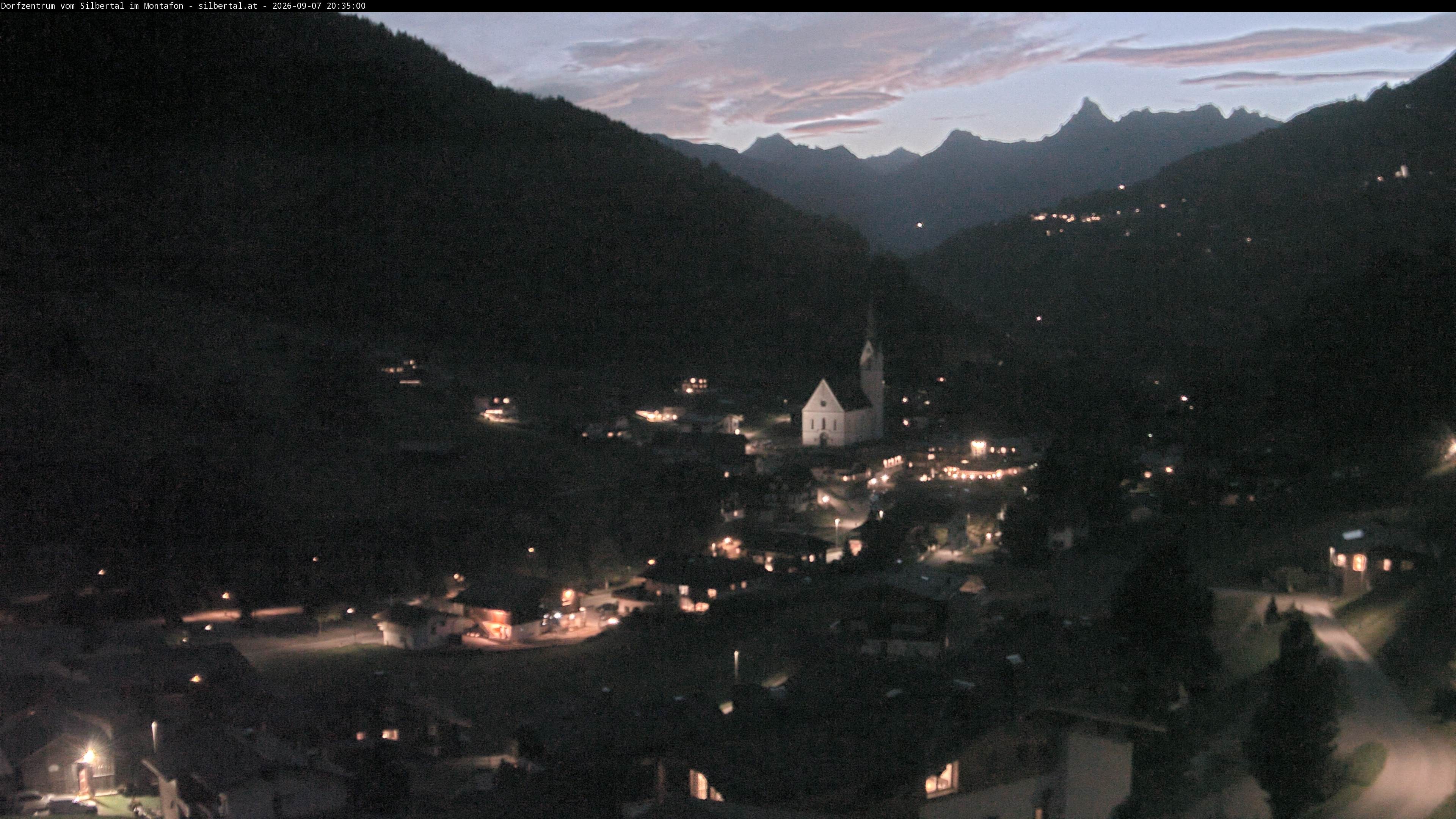 Archiv Foto Webcam Blick auf Silbertal, Vorarlberg
