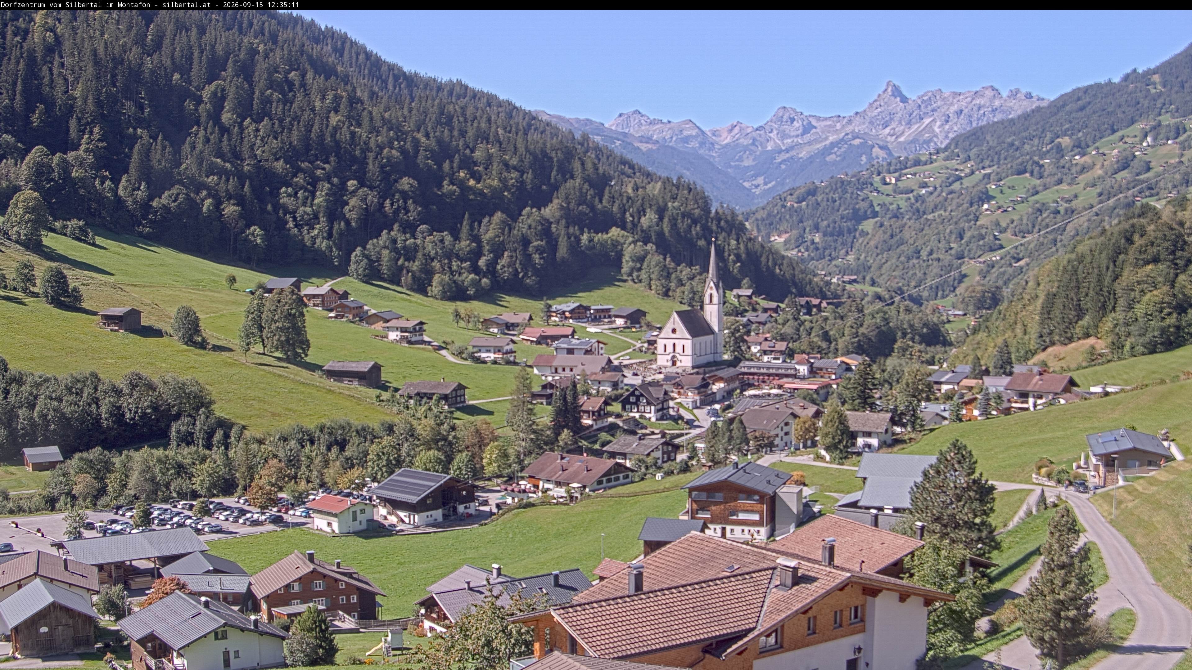 Archived image Webcam Silbertal, Vorarlberg