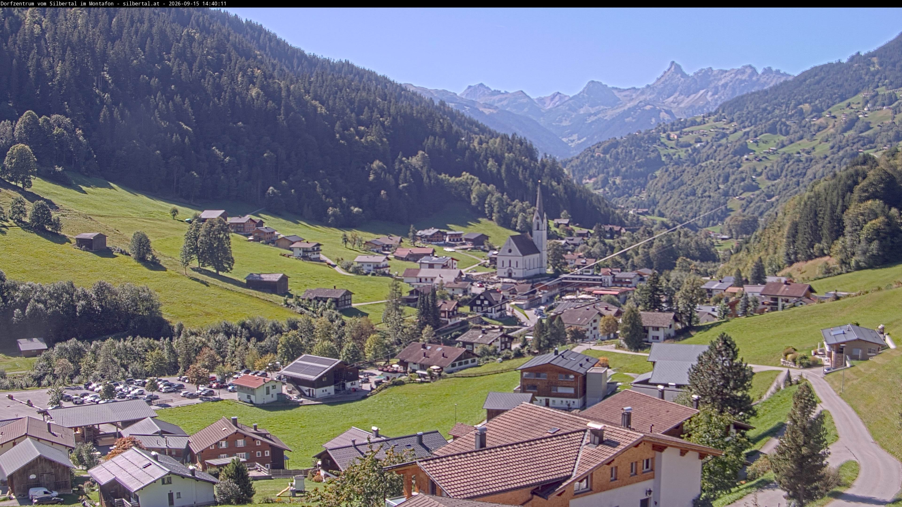 Archived image Webcam Silbertal, Vorarlberg