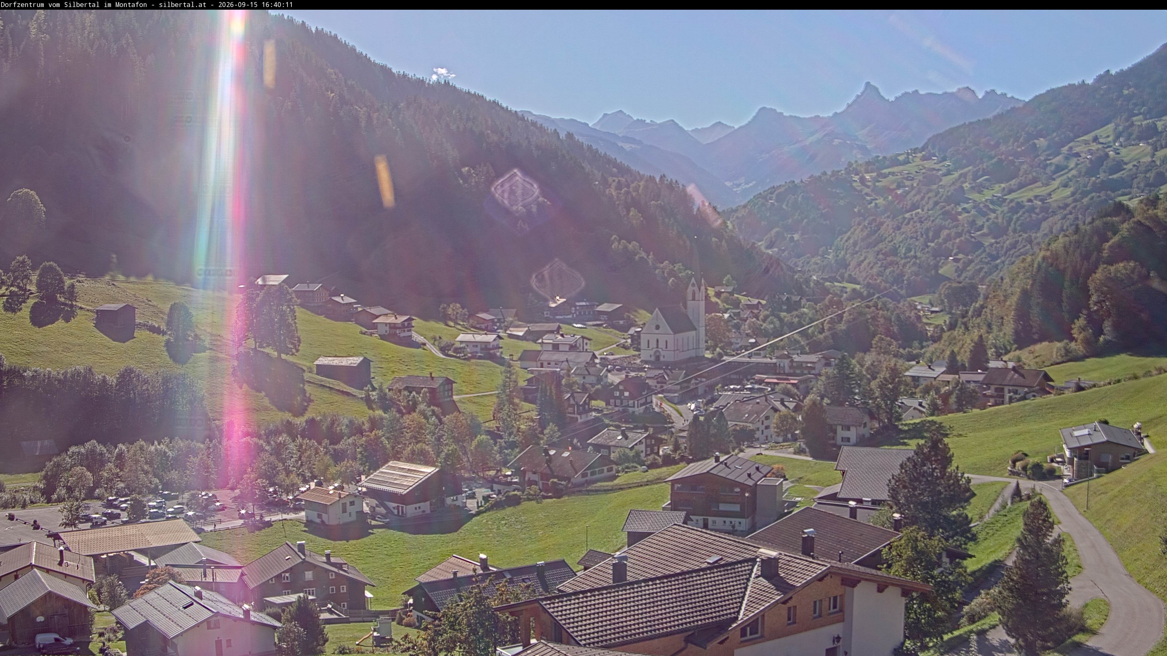 Archived image Webcam Silbertal, Vorarlberg
