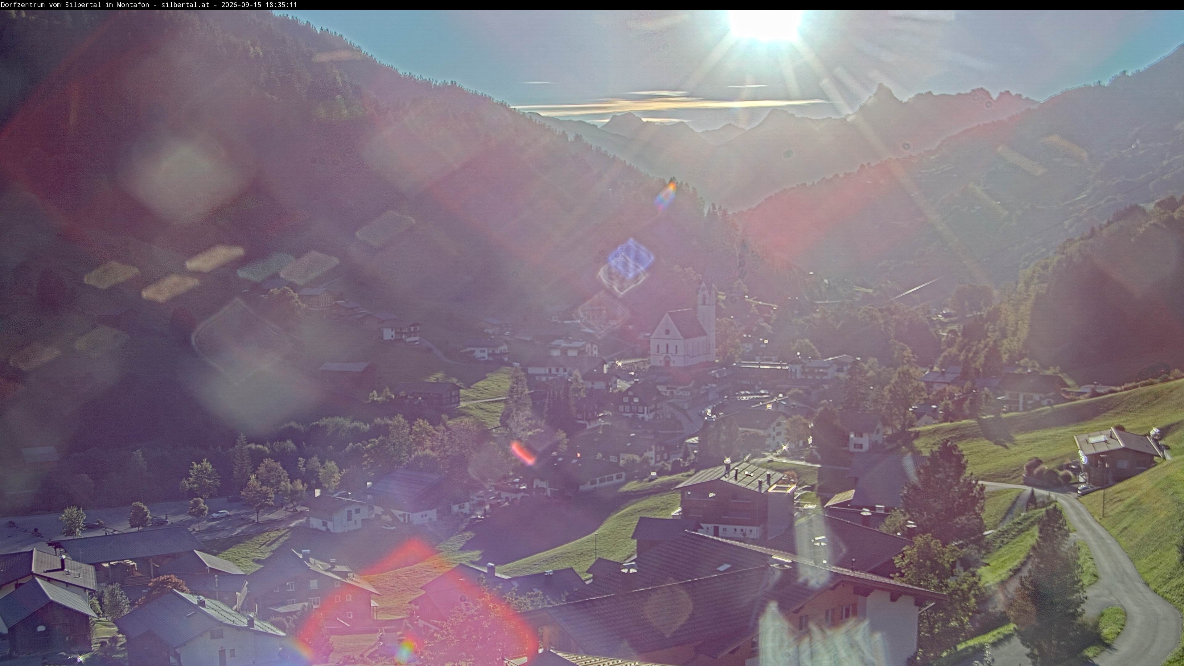 Archived image Webcam Silbertal, Vorarlberg