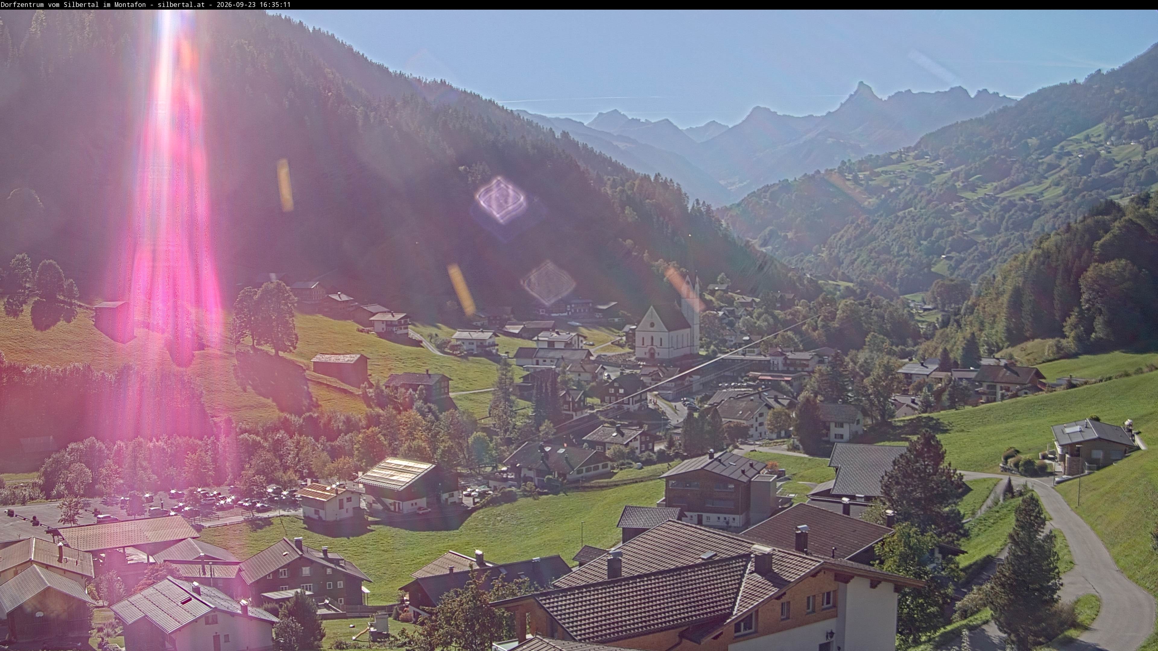 Archiv Foto Webcam Blick auf Silbertal, Vorarlberg