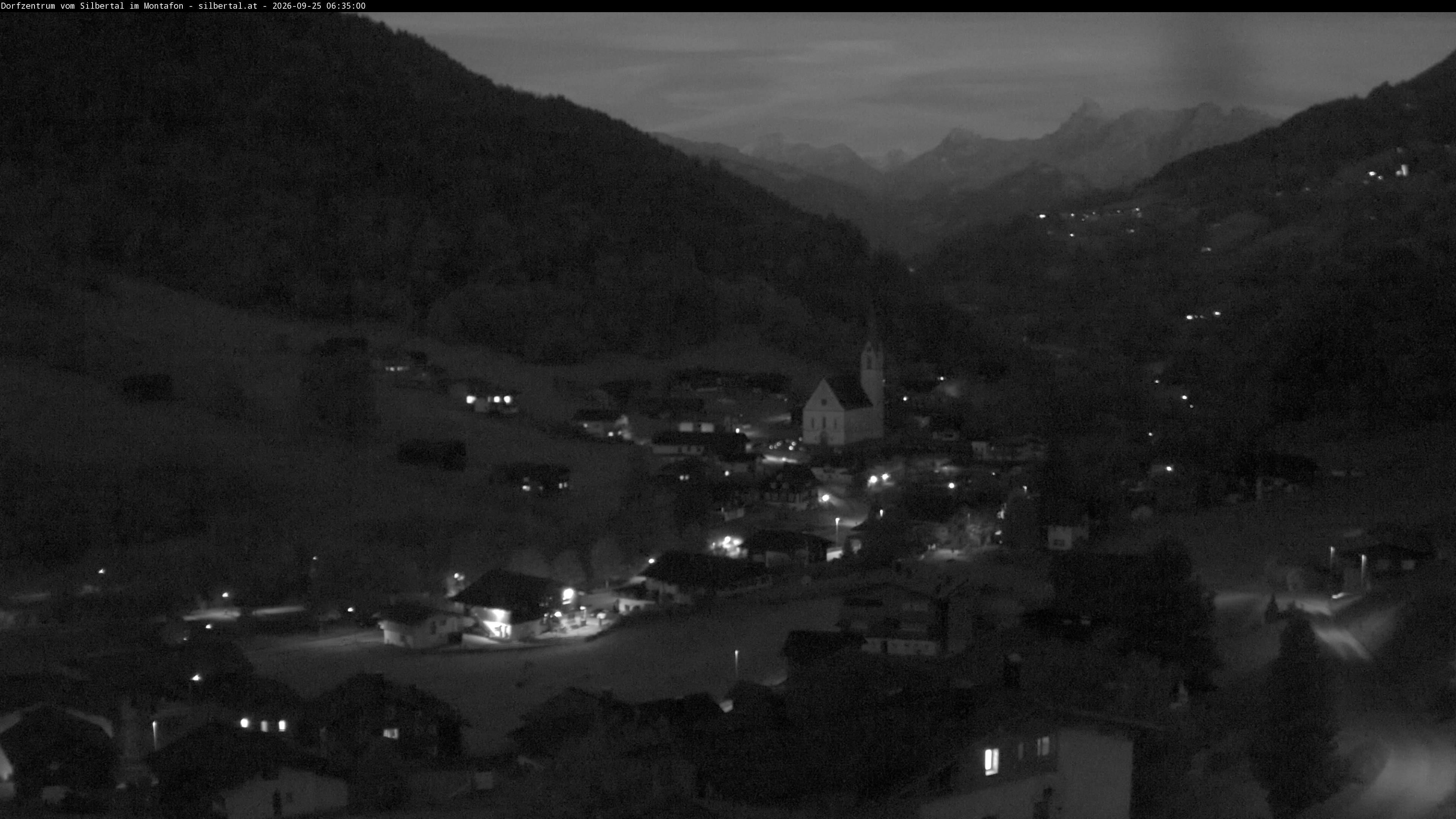 Archiv Foto Webcam Blick auf Silbertal, Vorarlberg