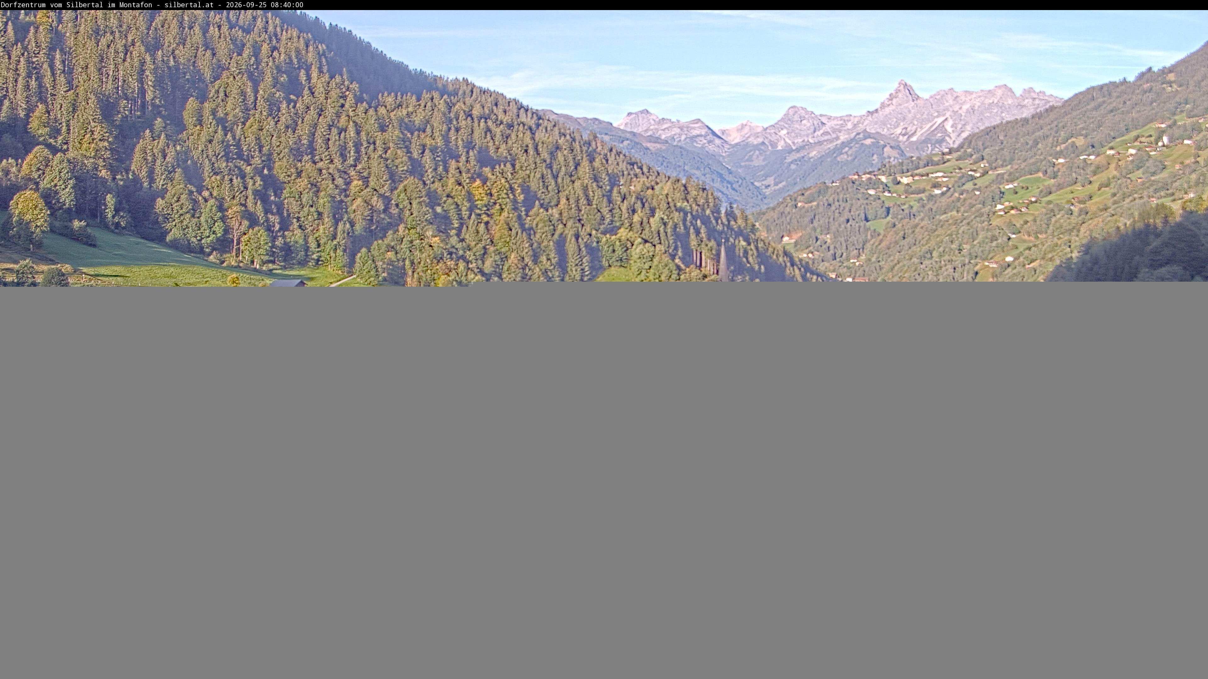 Archiv Foto Webcam Blick auf Silbertal, Vorarlberg