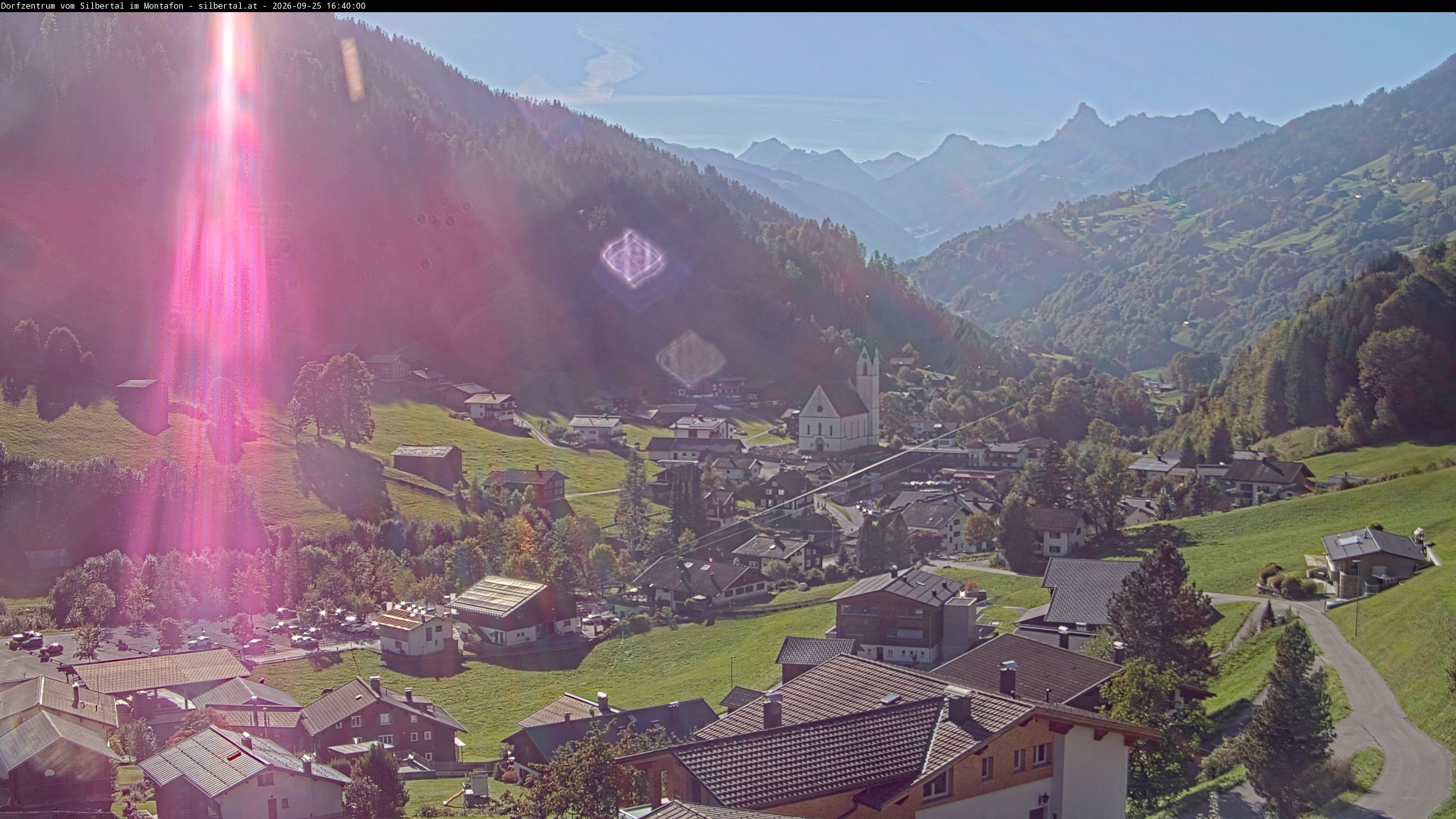 Archiv Foto Webcam Blick auf Silbertal, Vorarlberg