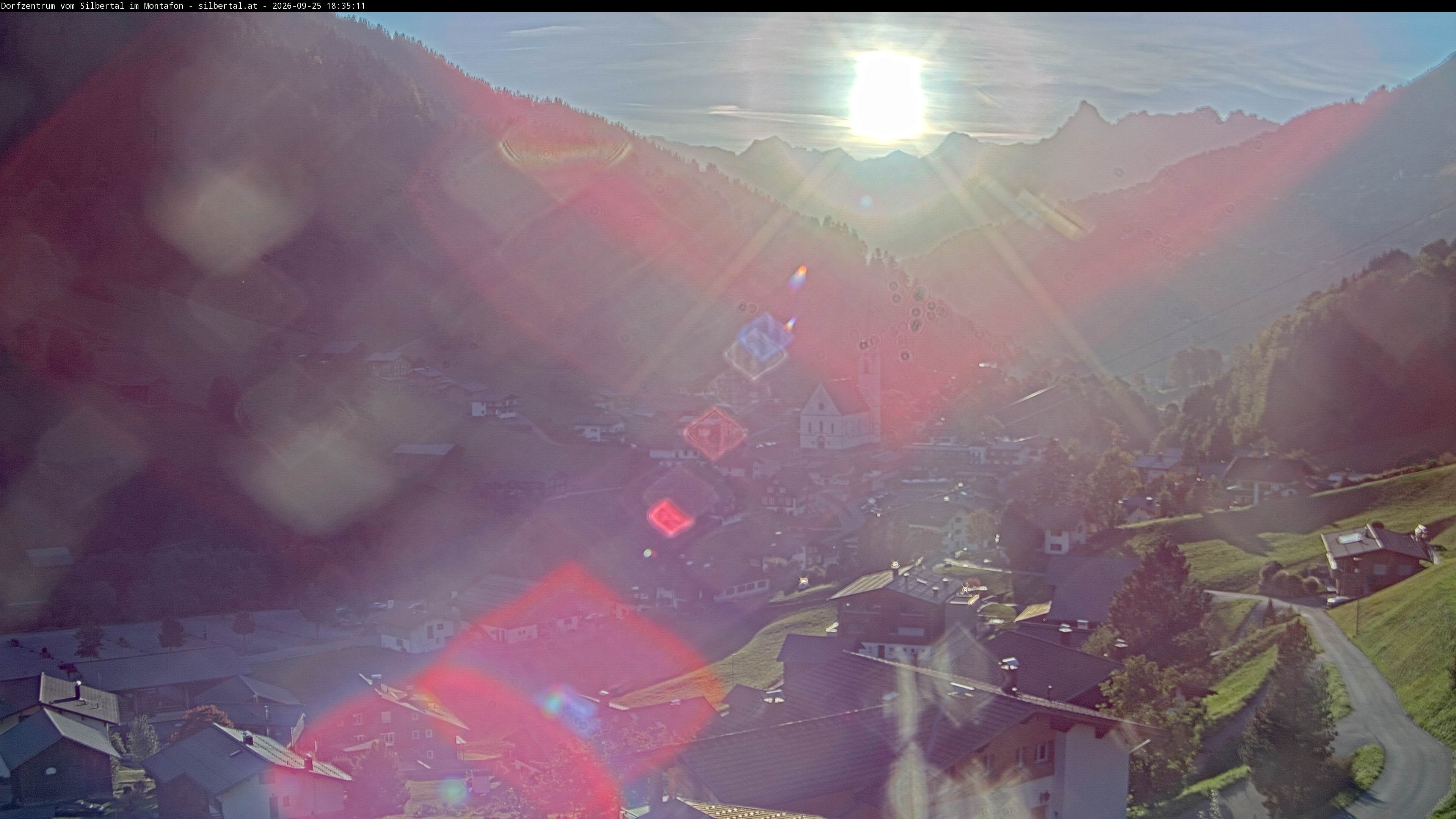 Archiv Foto Webcam Blick auf Silbertal, Vorarlberg