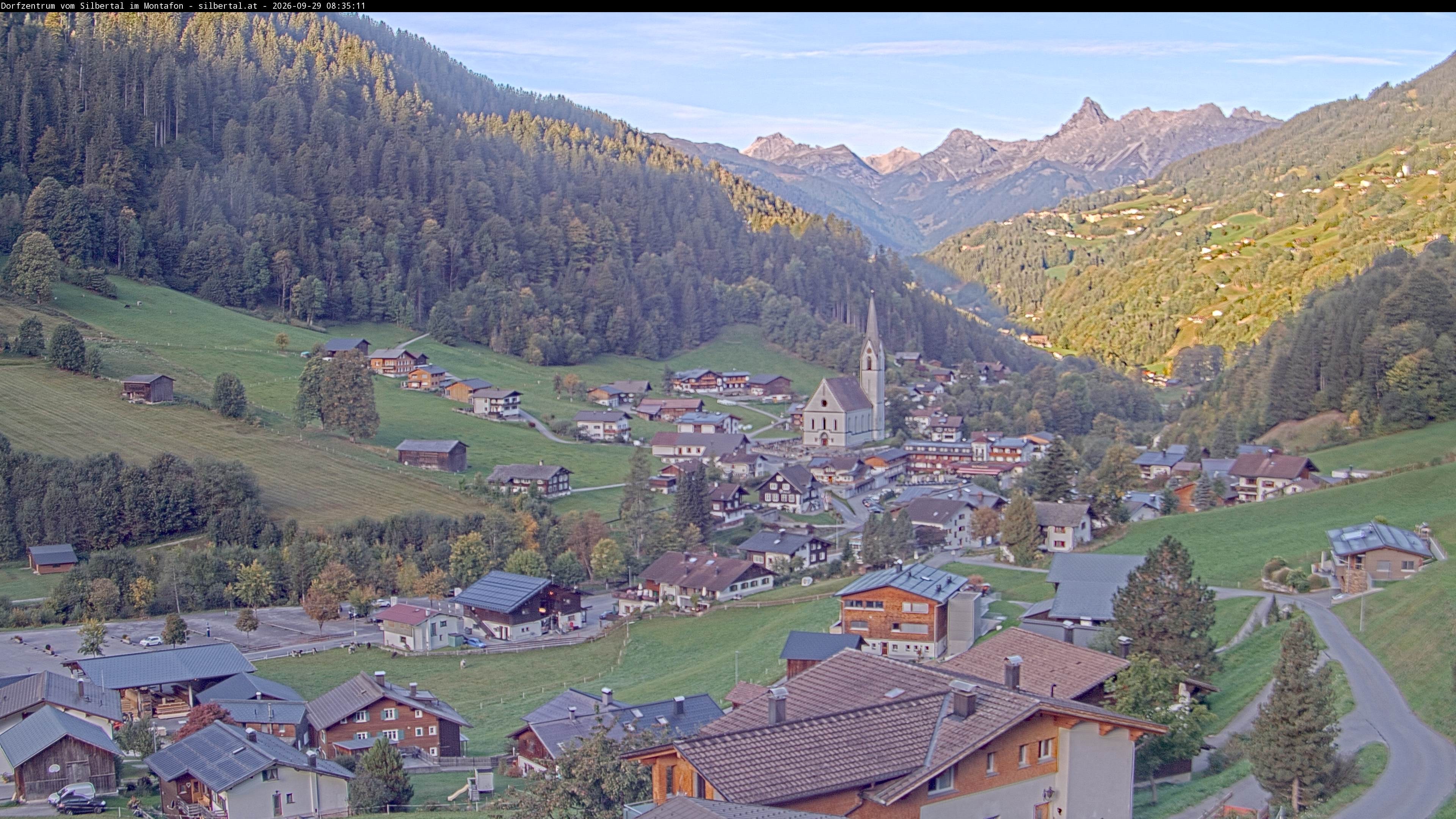 Archived image Webcam Silbertal, Vorarlberg