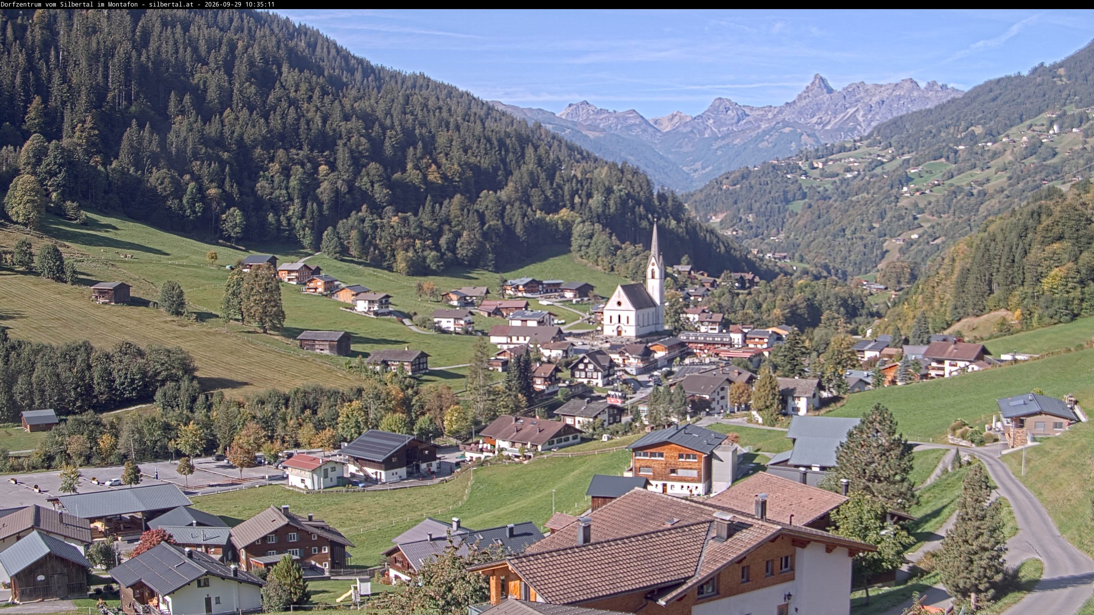 Archived image Webcam Silbertal, Vorarlberg