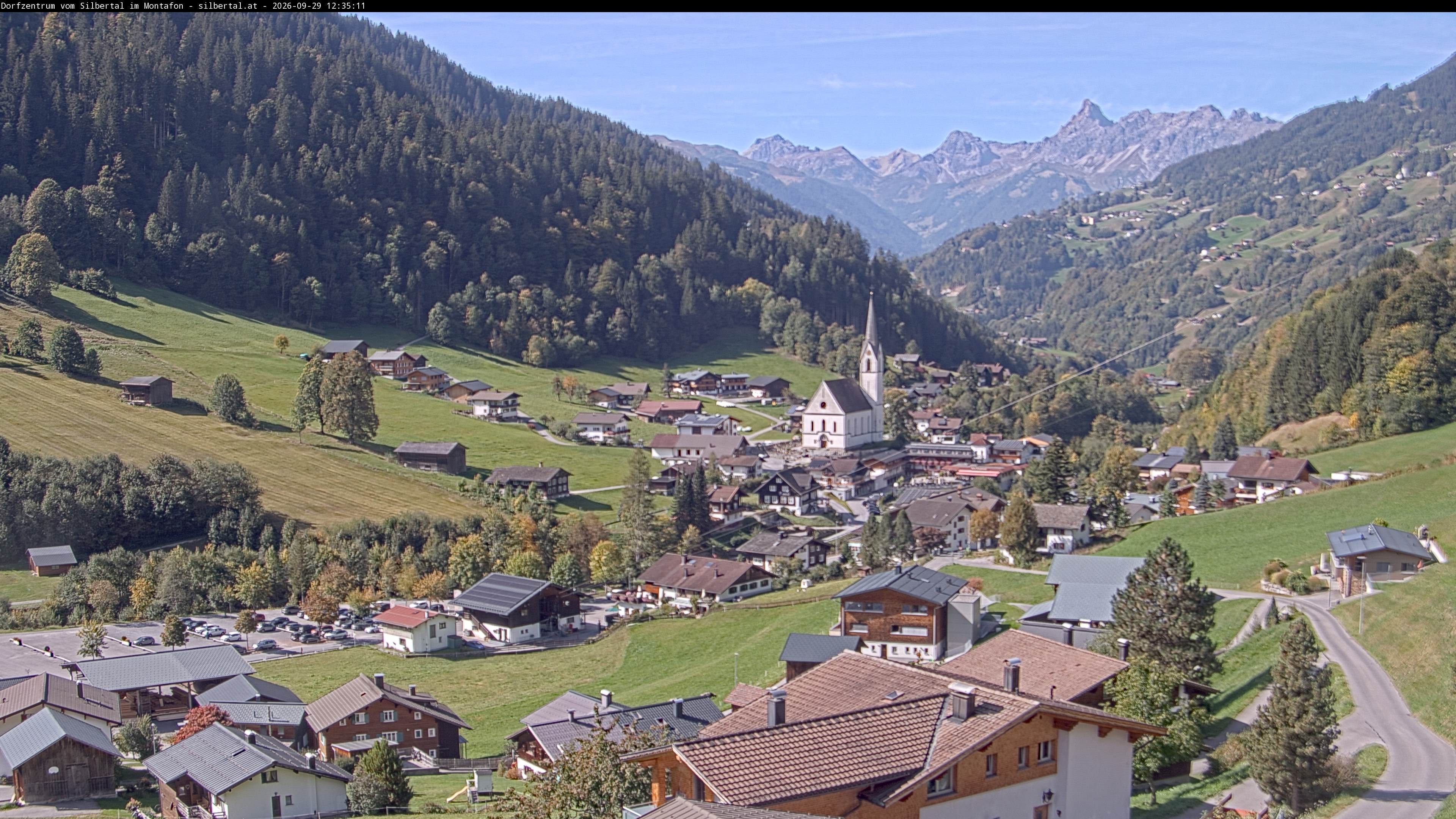 Archived image Webcam Silbertal, Vorarlberg