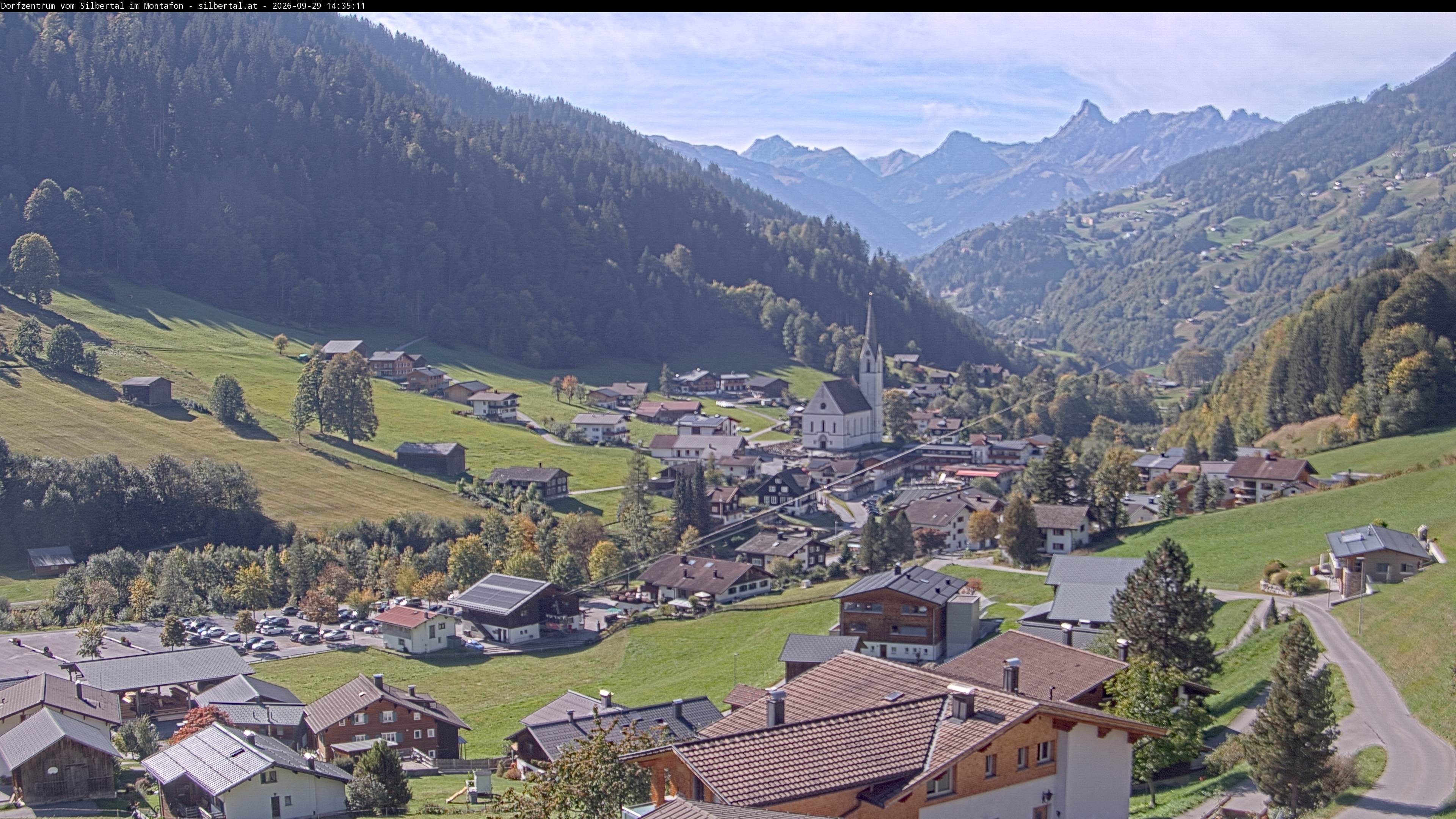 Archived image Webcam Silbertal, Vorarlberg