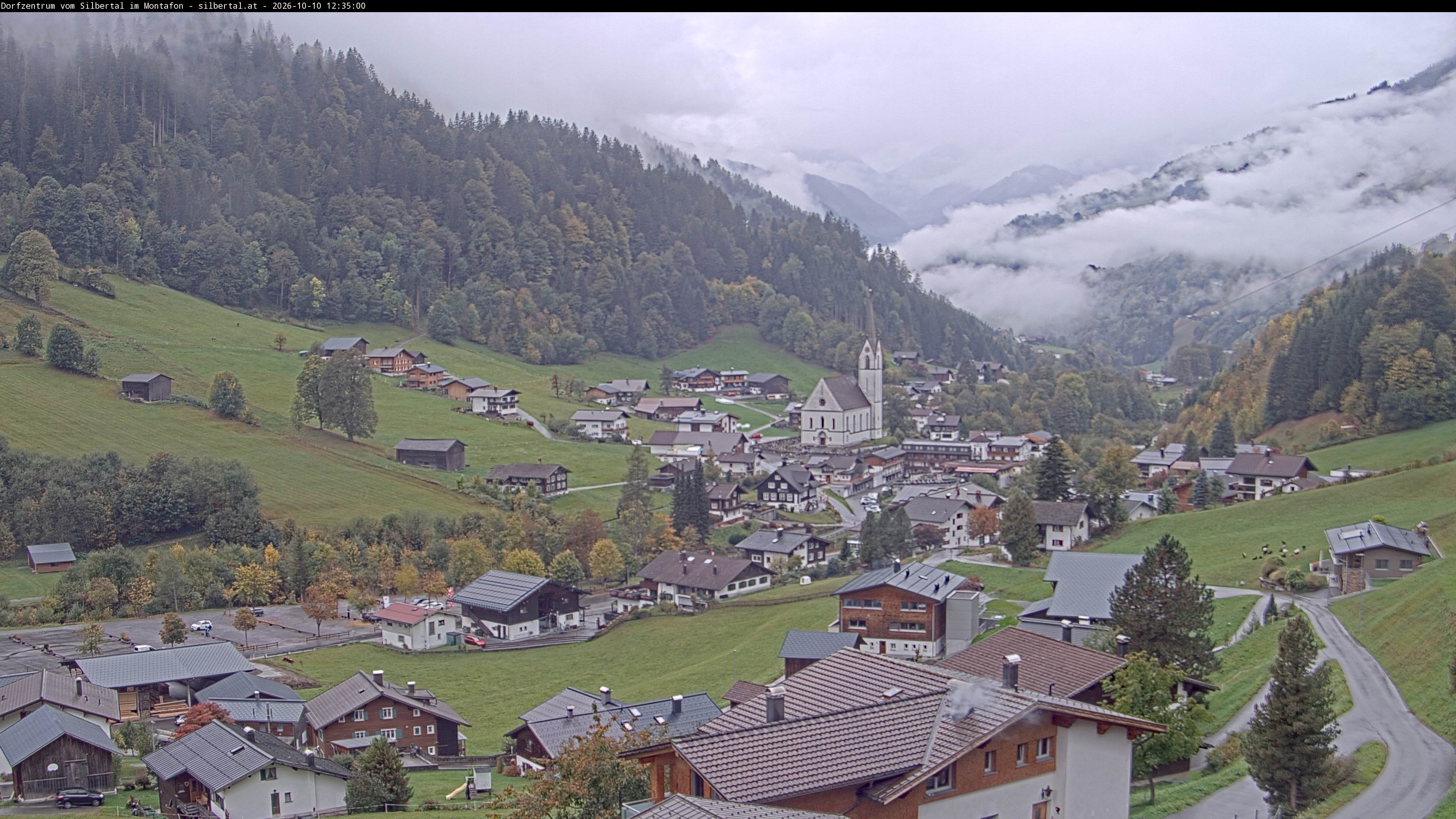 Archived image Webcam Silbertal, Vorarlberg