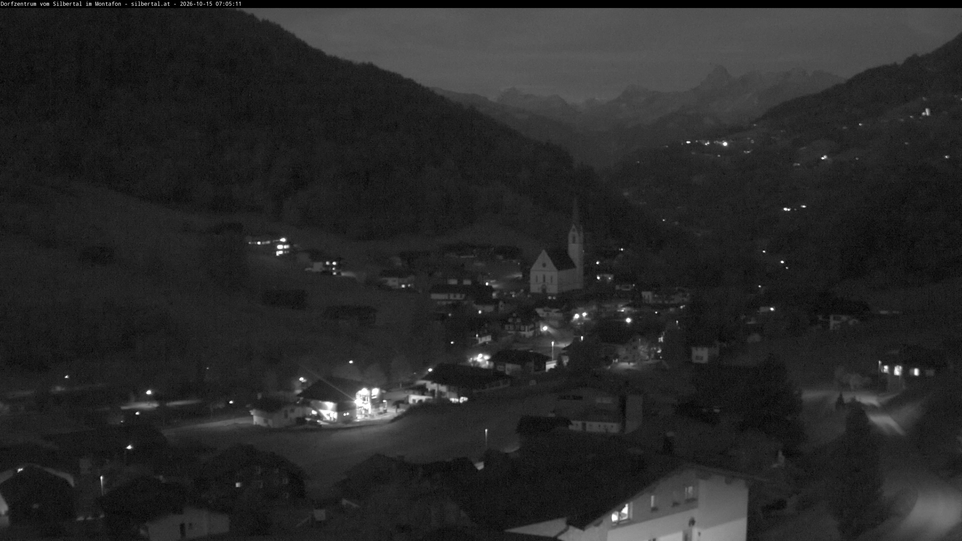 Archiv Foto Webcam Blick auf Silbertal, Vorarlberg