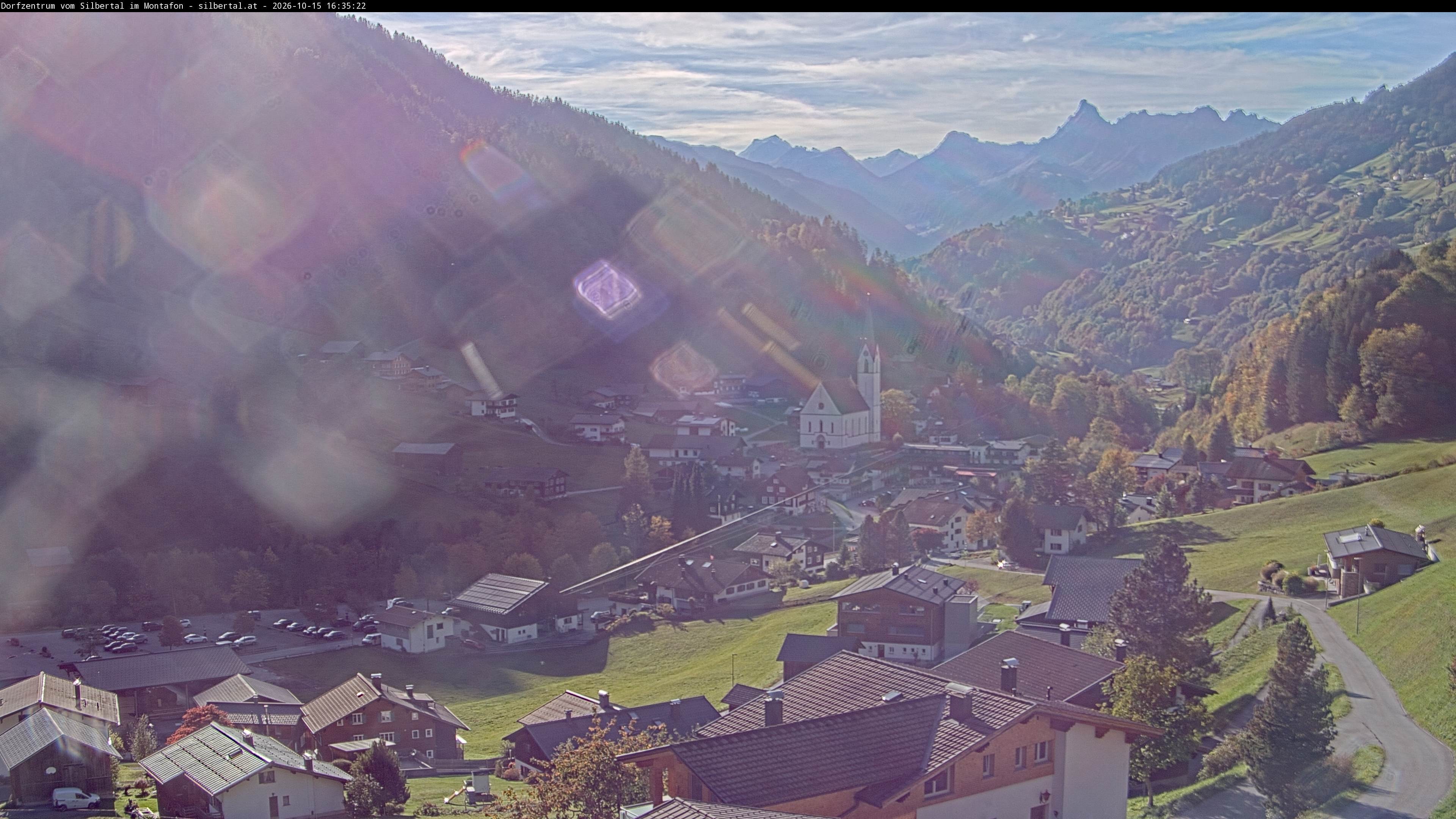 Archiv Foto Webcam Blick auf Silbertal, Vorarlberg