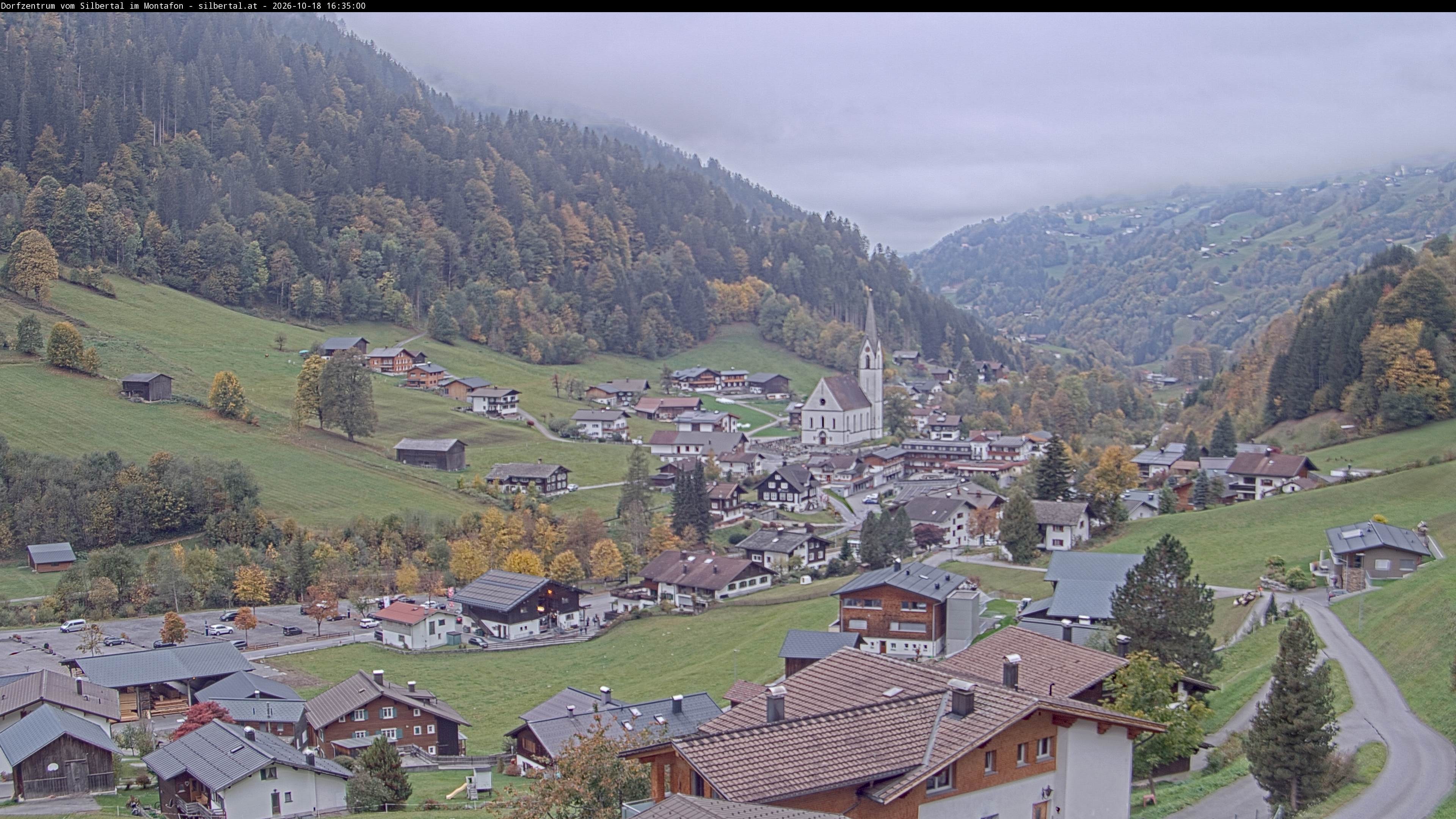 Archiv Foto Webcam Blick auf Silbertal, Vorarlberg