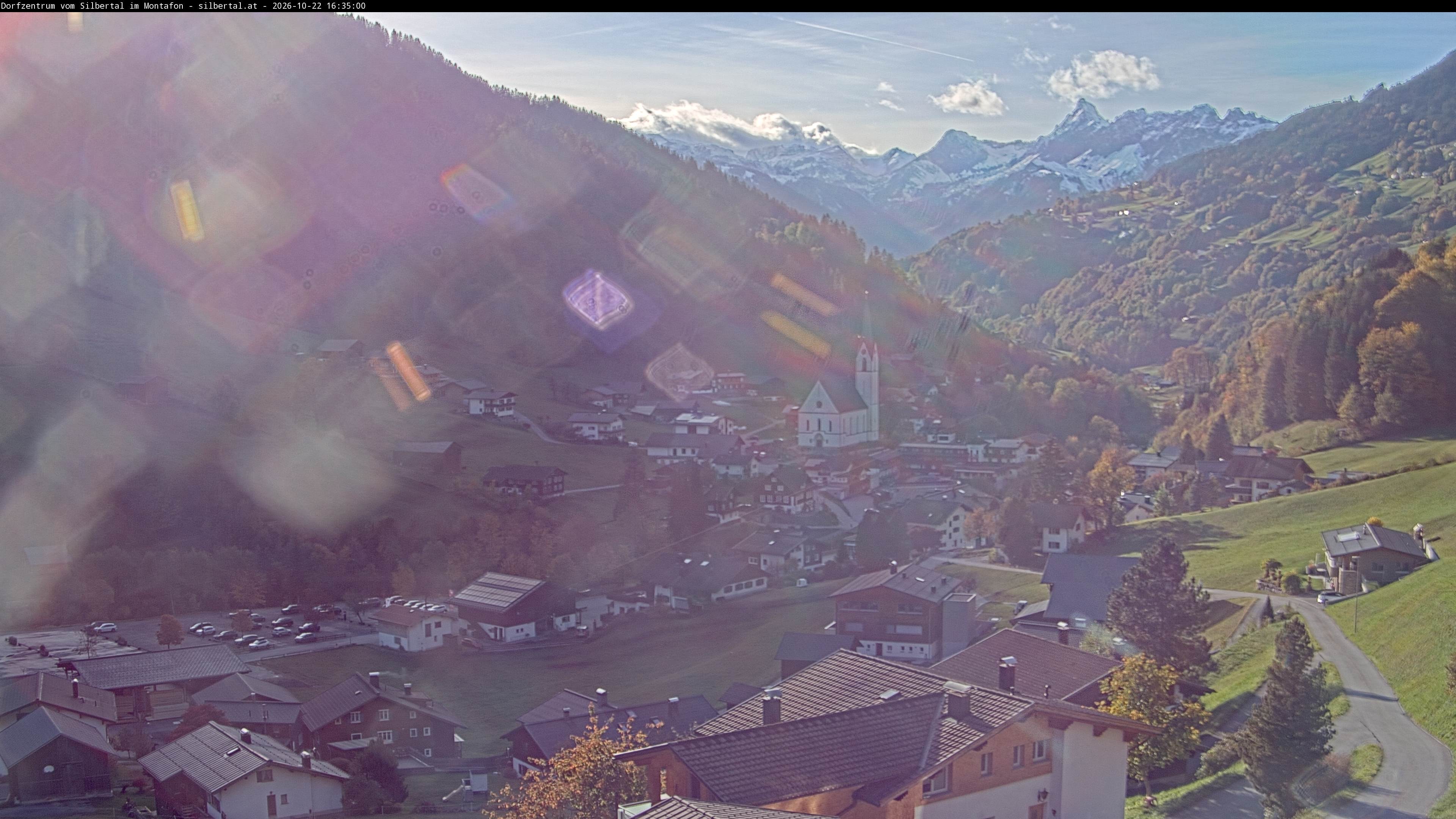 Archiv Foto Webcam Blick auf Silbertal, Vorarlberg
