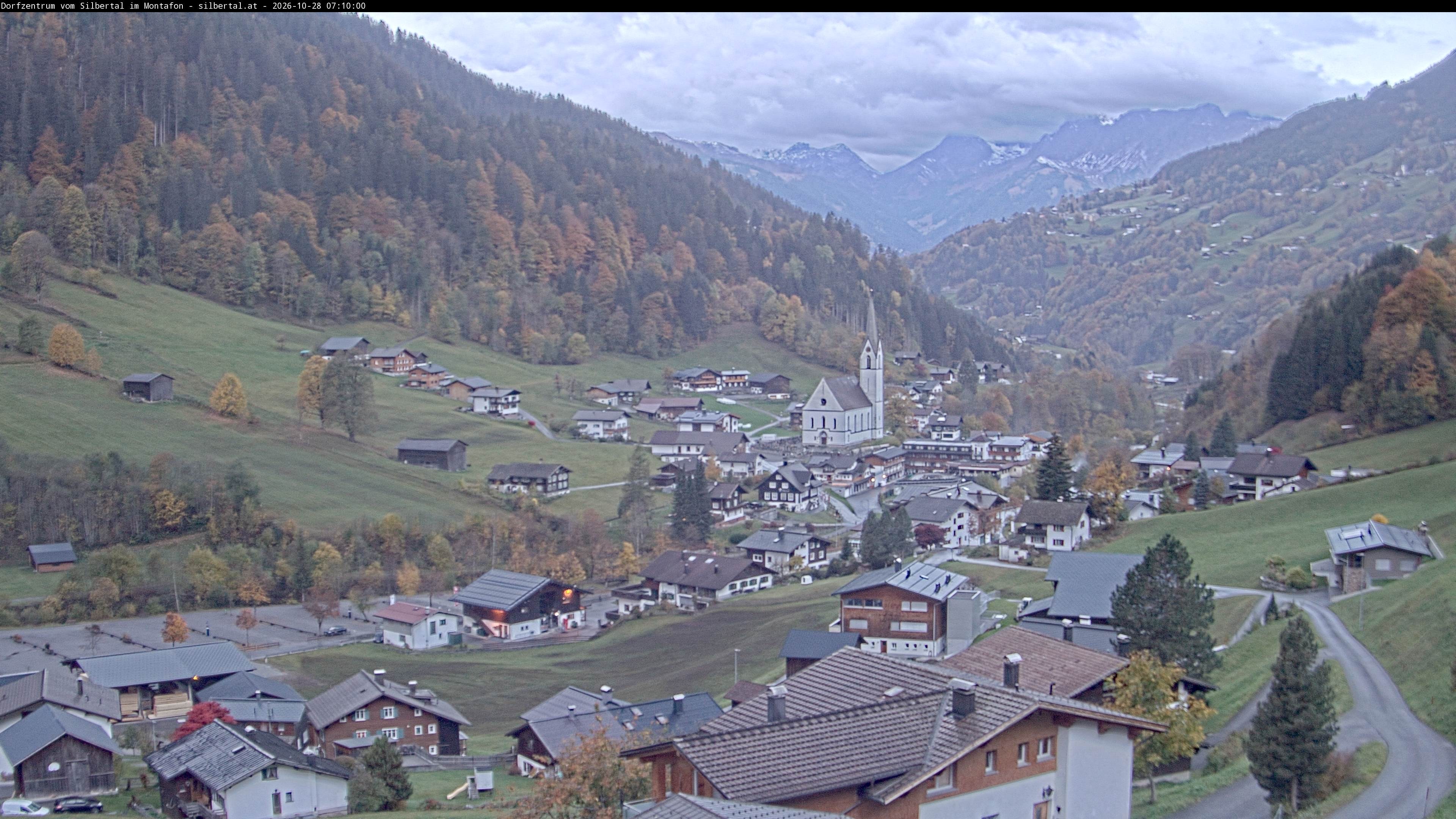 Archived image Webcam Silbertal, Vorarlberg
