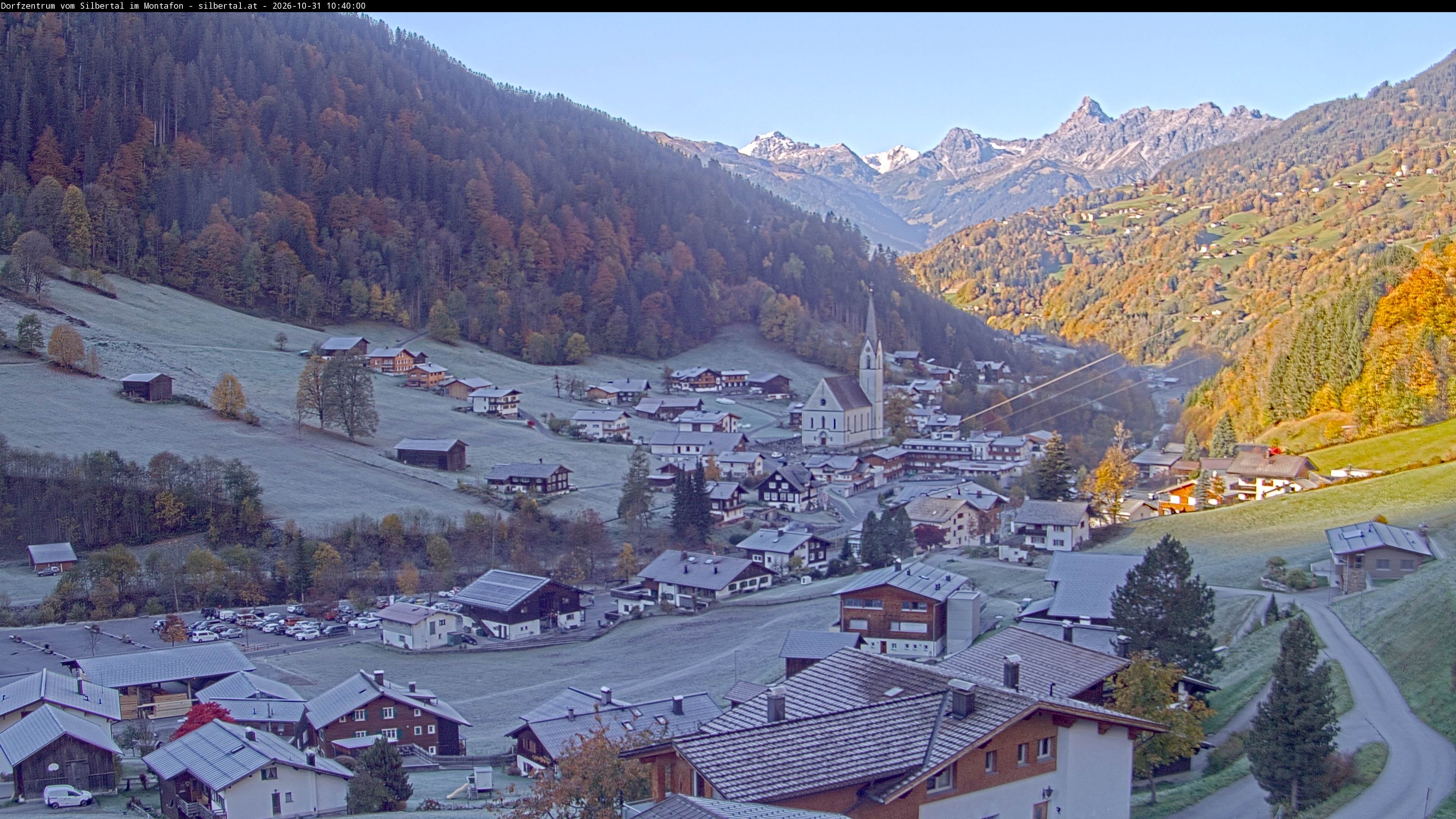 Archiv Foto Webcam Blick auf Silbertal, Vorarlberg