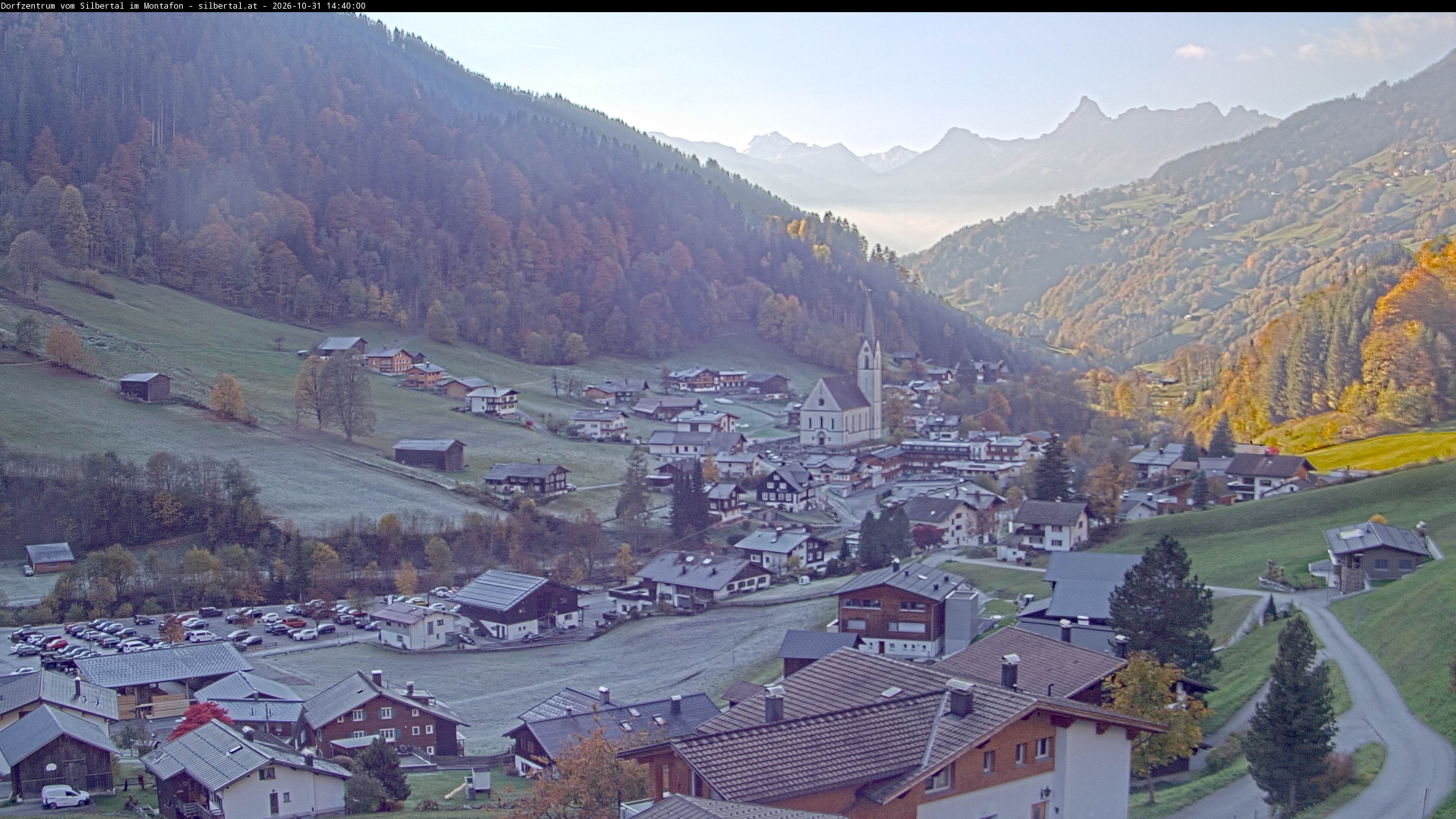 Archiv Foto Webcam Blick auf Silbertal, Vorarlberg