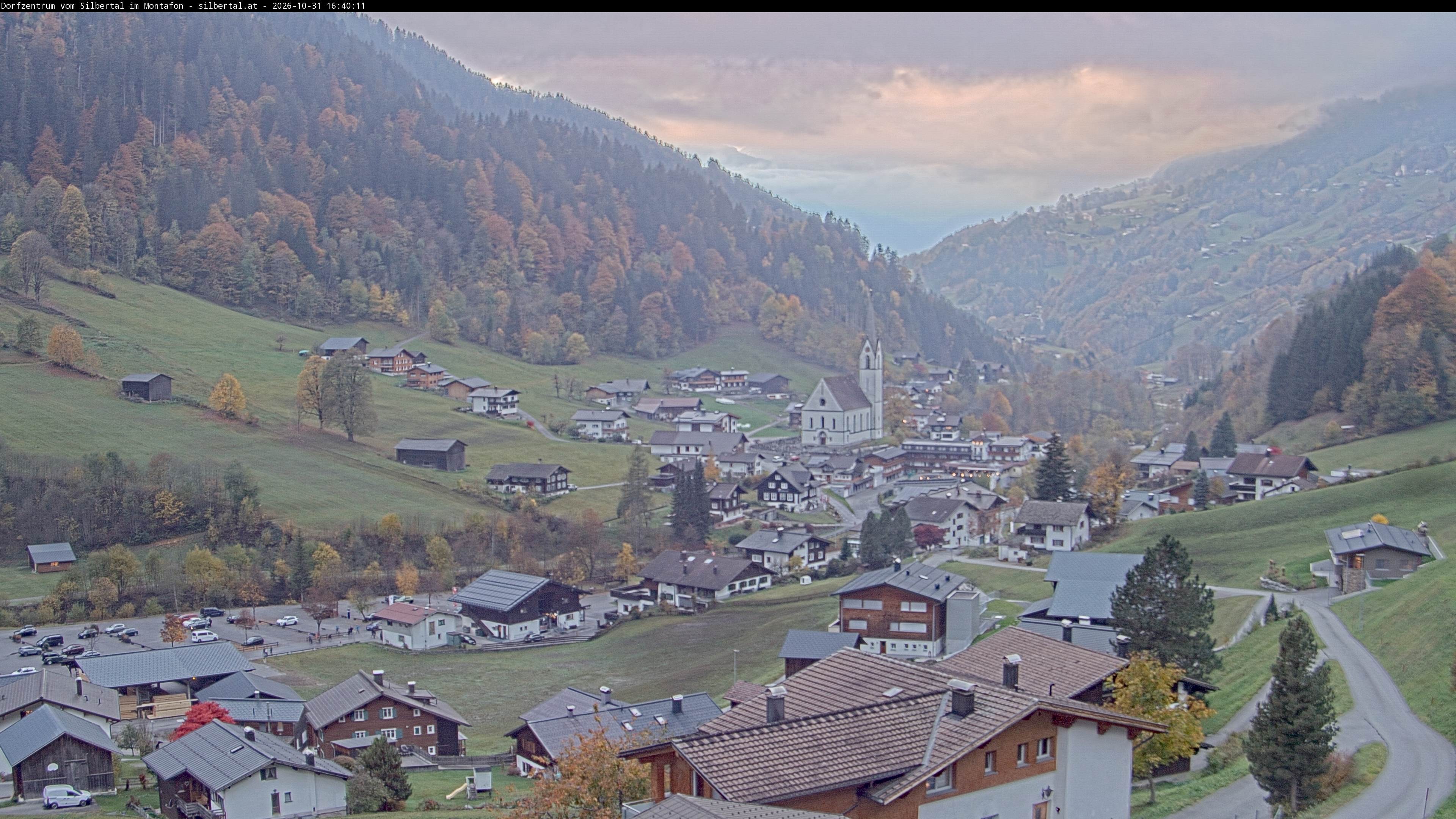 Archiv Foto Webcam Blick auf Silbertal, Vorarlberg