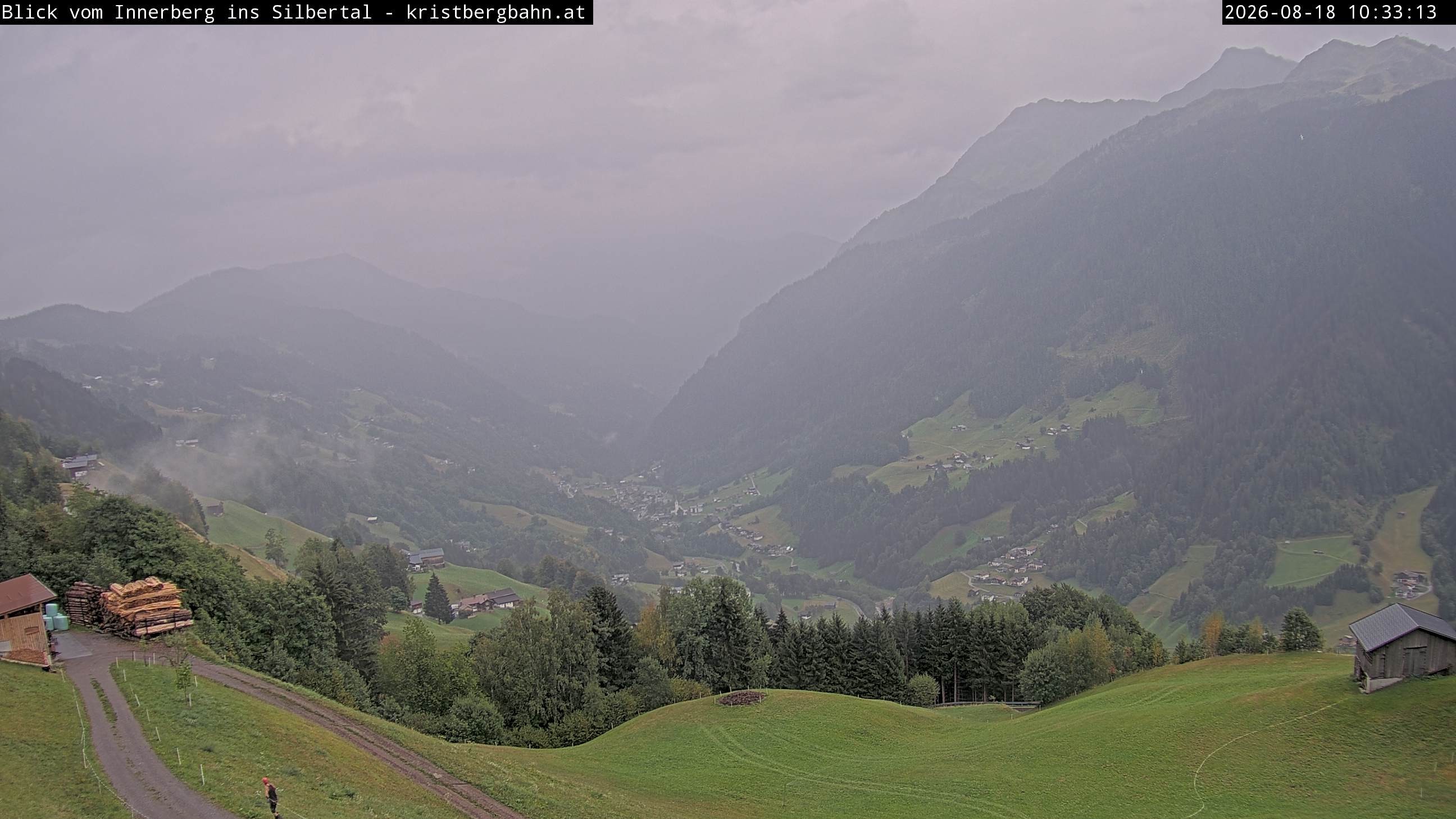 Archived image Webcam Innerberg, "Silbertal" valley