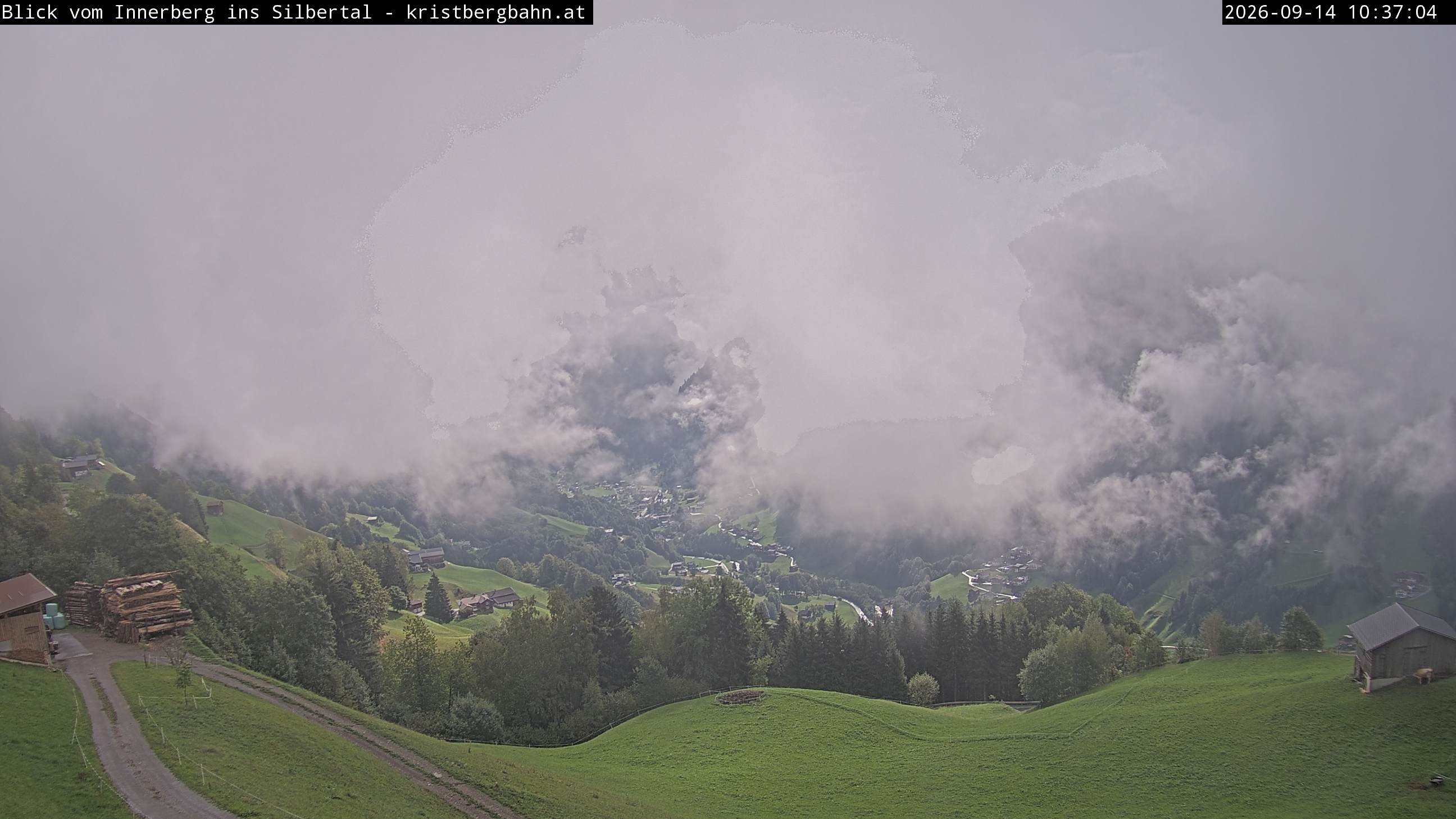 Archived image Webcam Innerberg, "Silbertal" valley