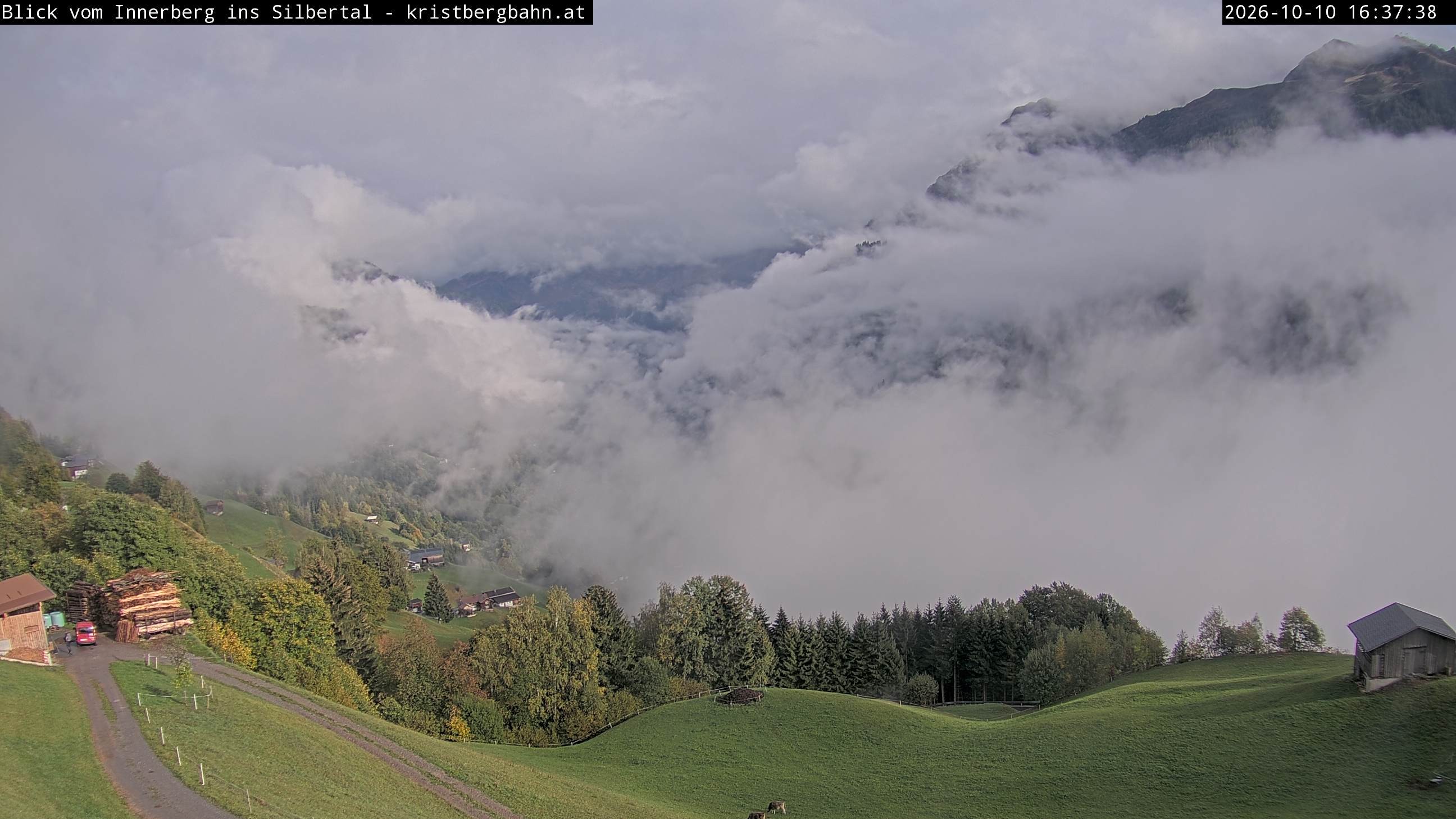 Archived image Webcam Innerberg, "Silbertal" valley