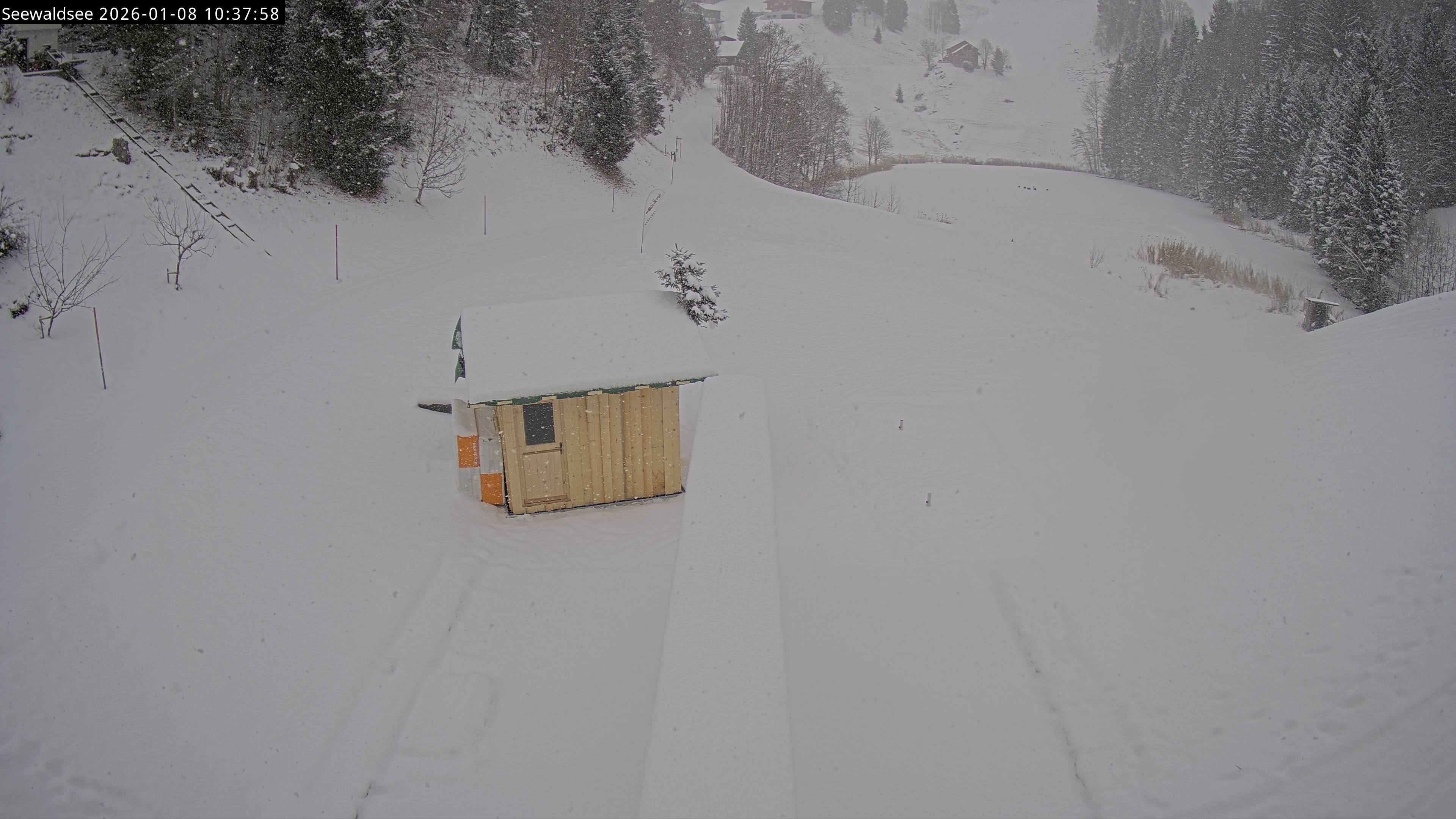 Archiv Foto Webcam Fontanella: Seewaldsee