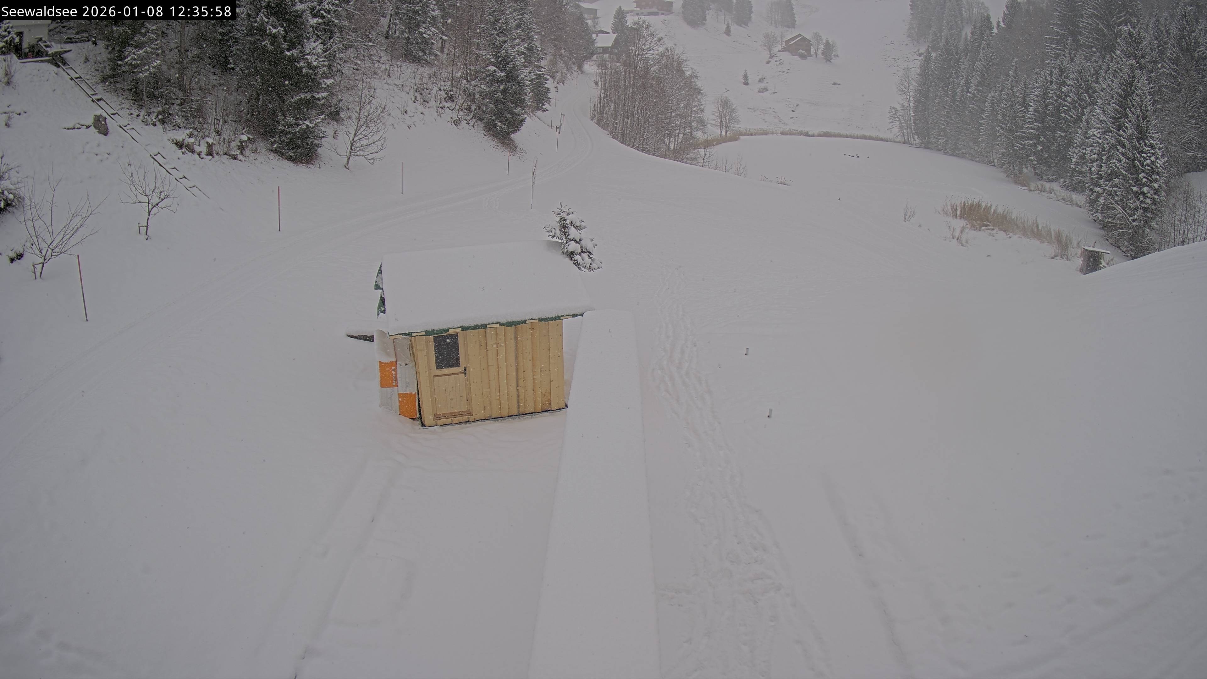 Archiv Foto Webcam Fontanella: Seewaldsee