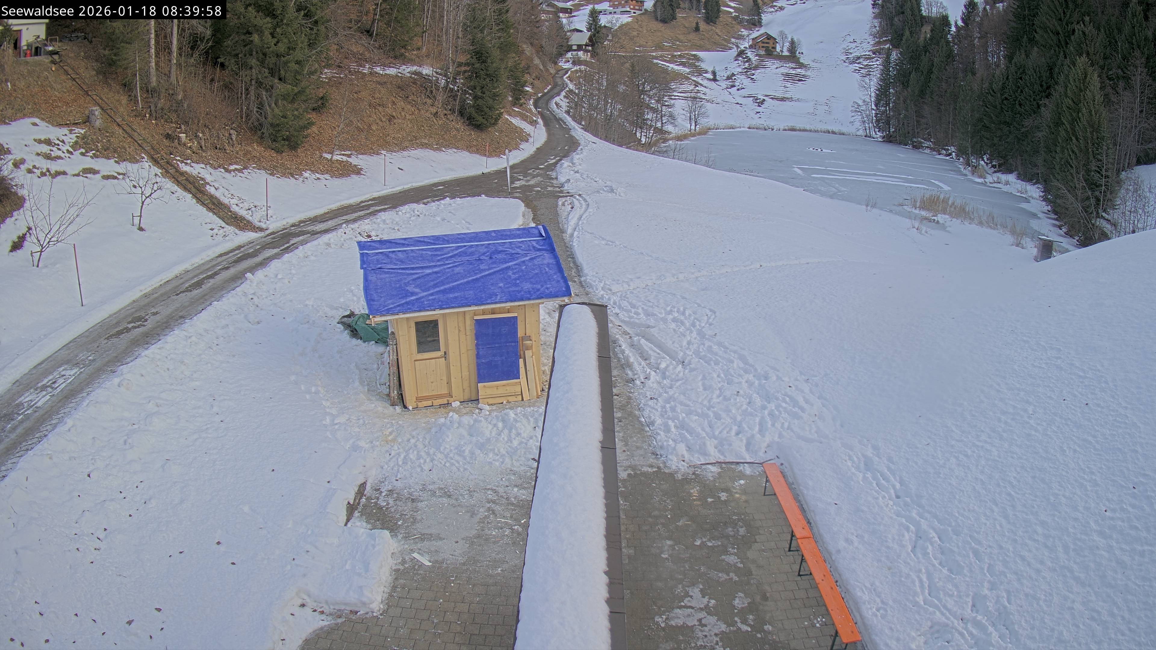 Archiv Foto Webcam Fontanella: Seewaldsee