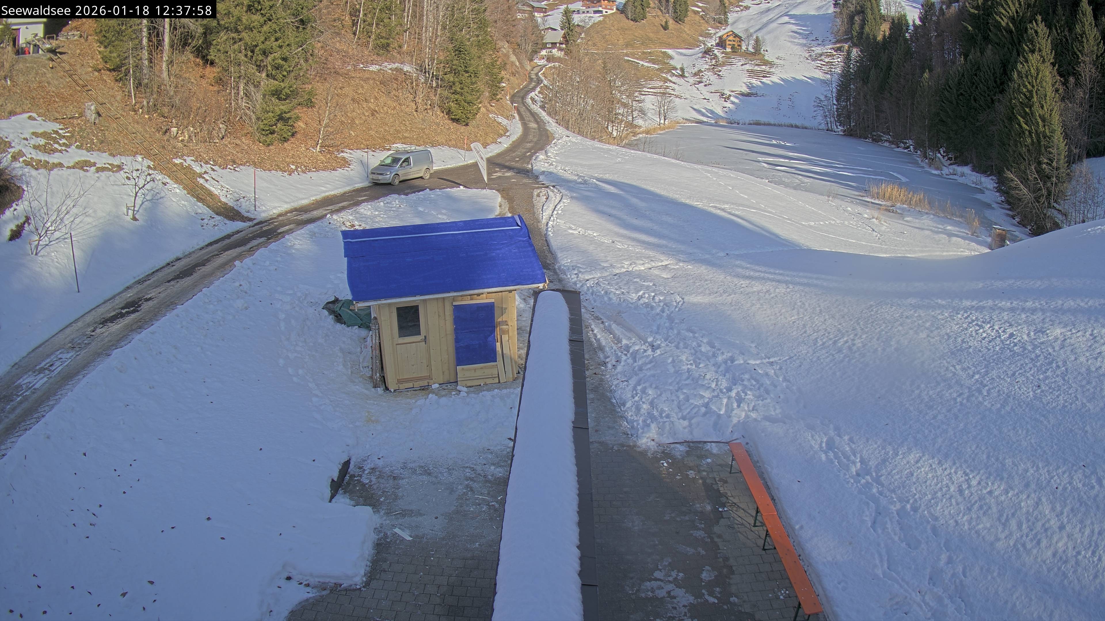 Archiv Foto Webcam Fontanella: Seewaldsee