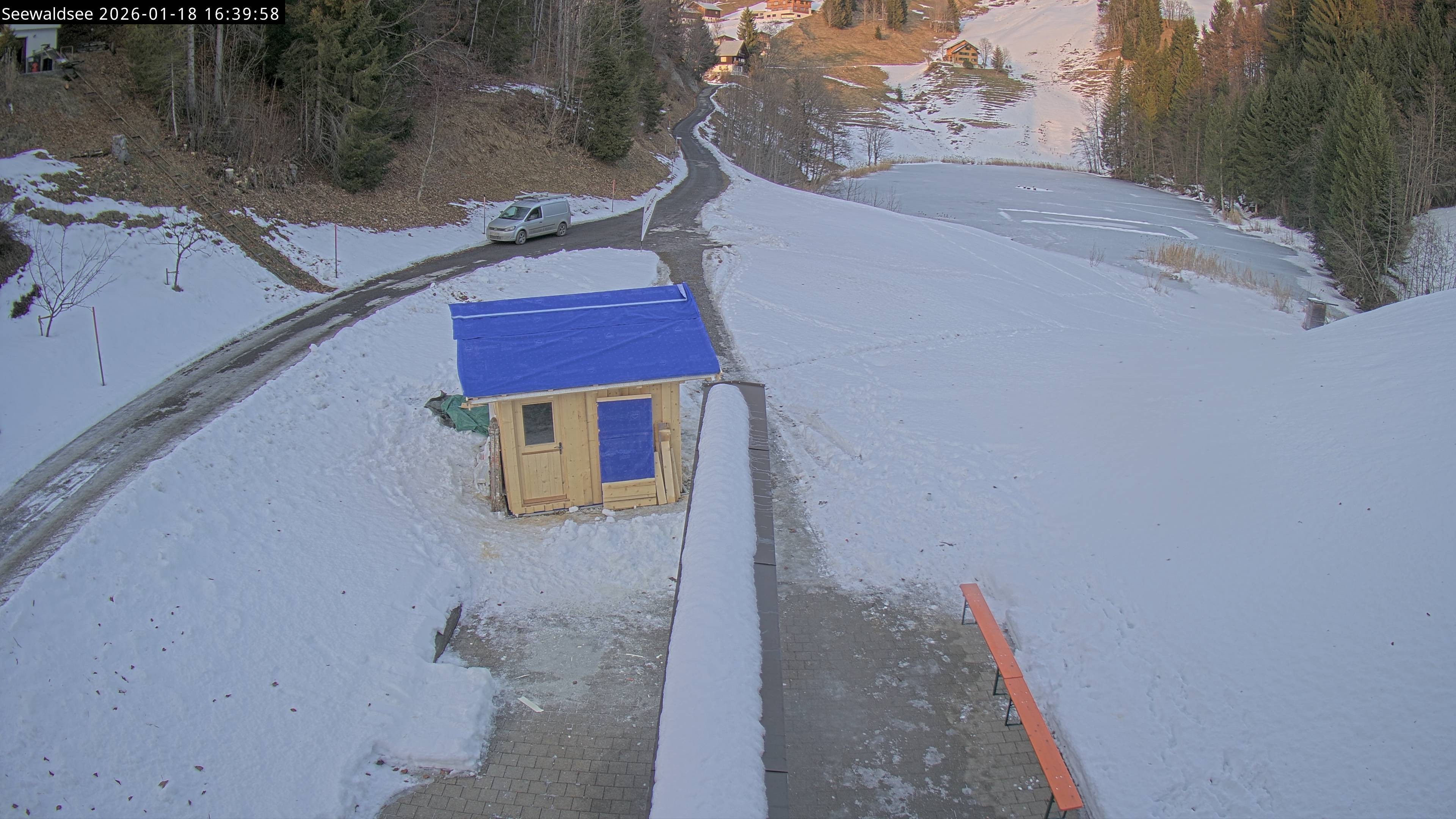 Archiv Foto Webcam Fontanella: Seewaldsee