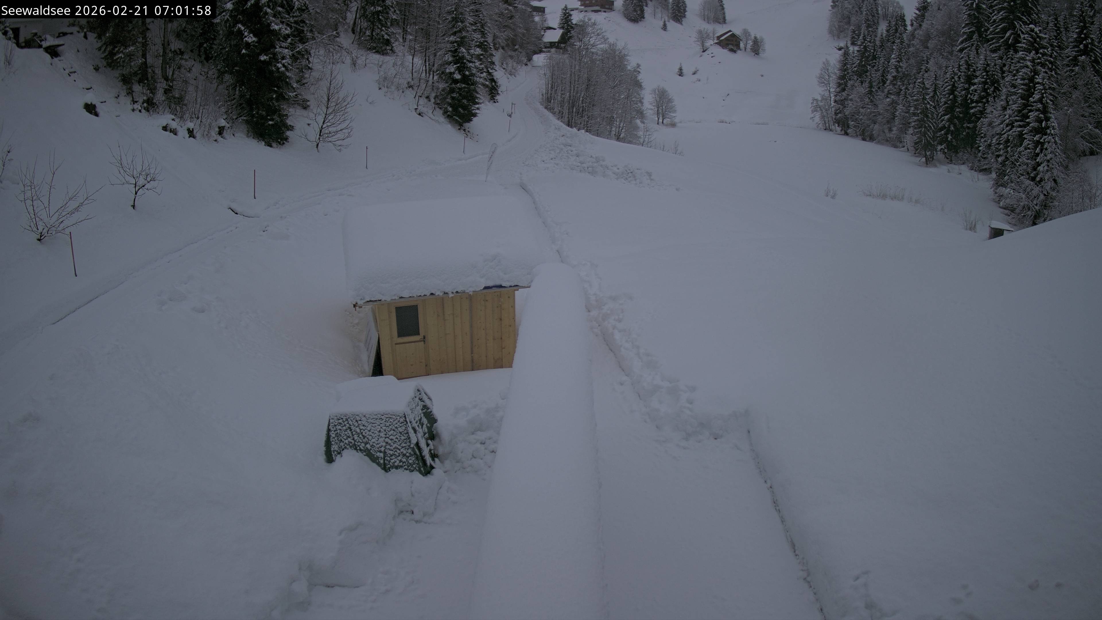 Archiv Foto Webcam Fontanella: Seewaldsee