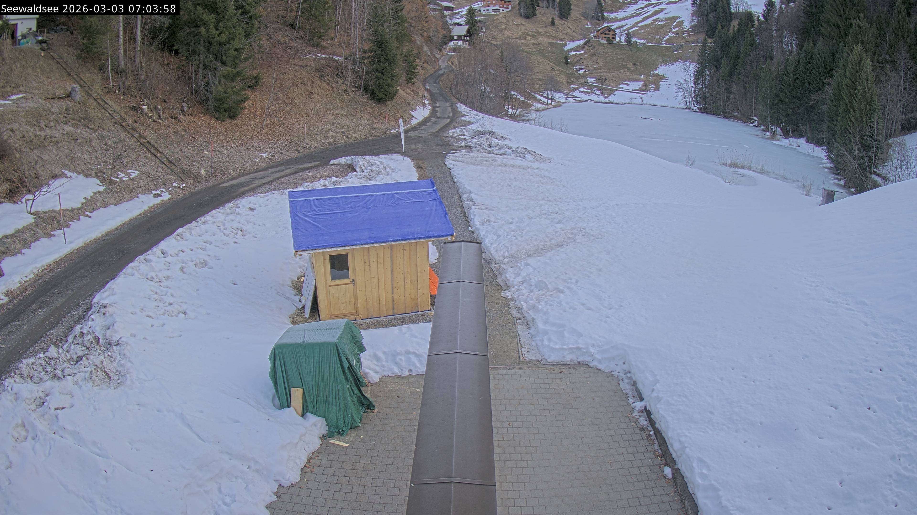 Archiv Foto Webcam Fontanella: Seewaldsee