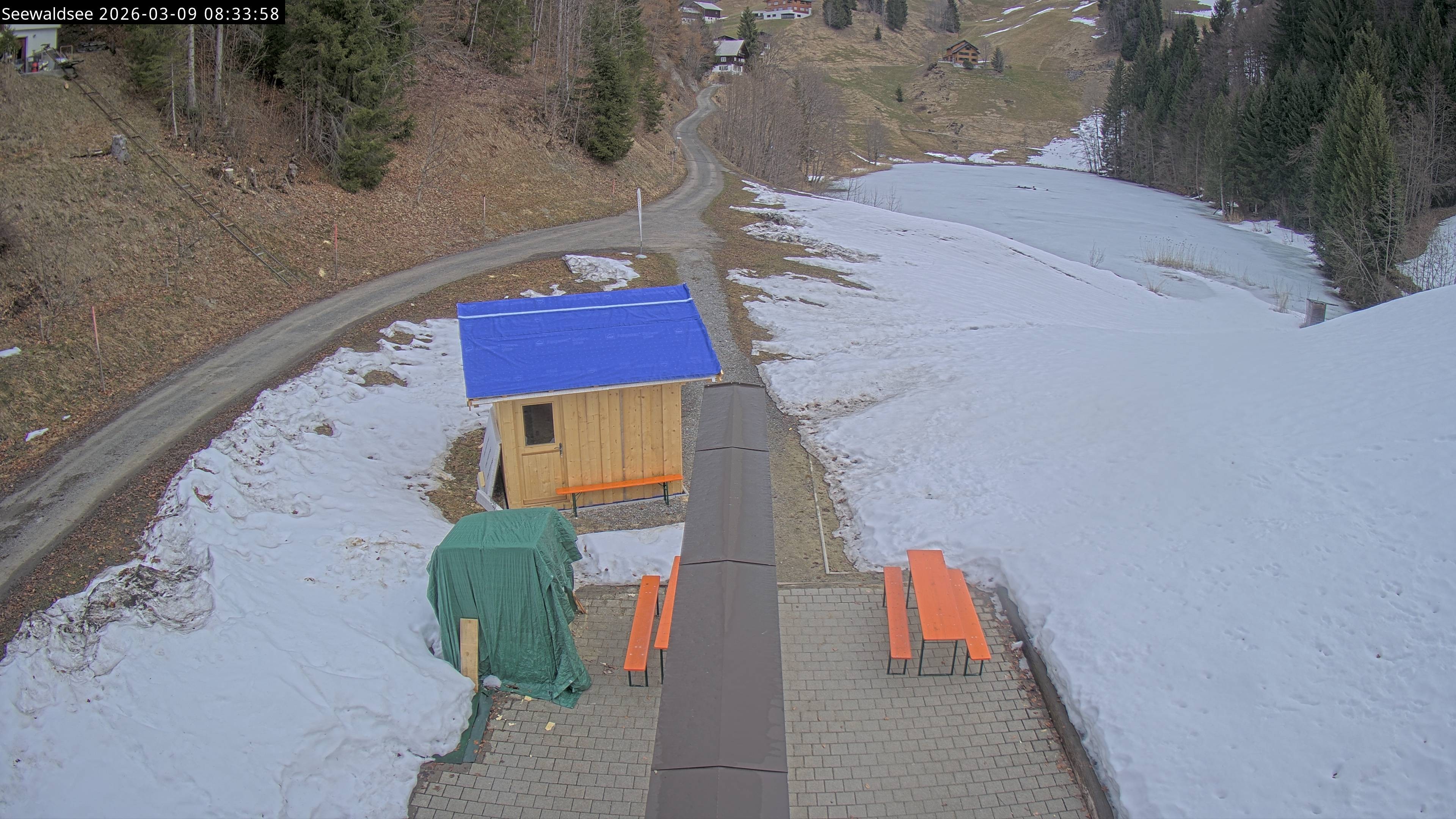 Archiv Foto Webcam Fontanella: Seewaldsee