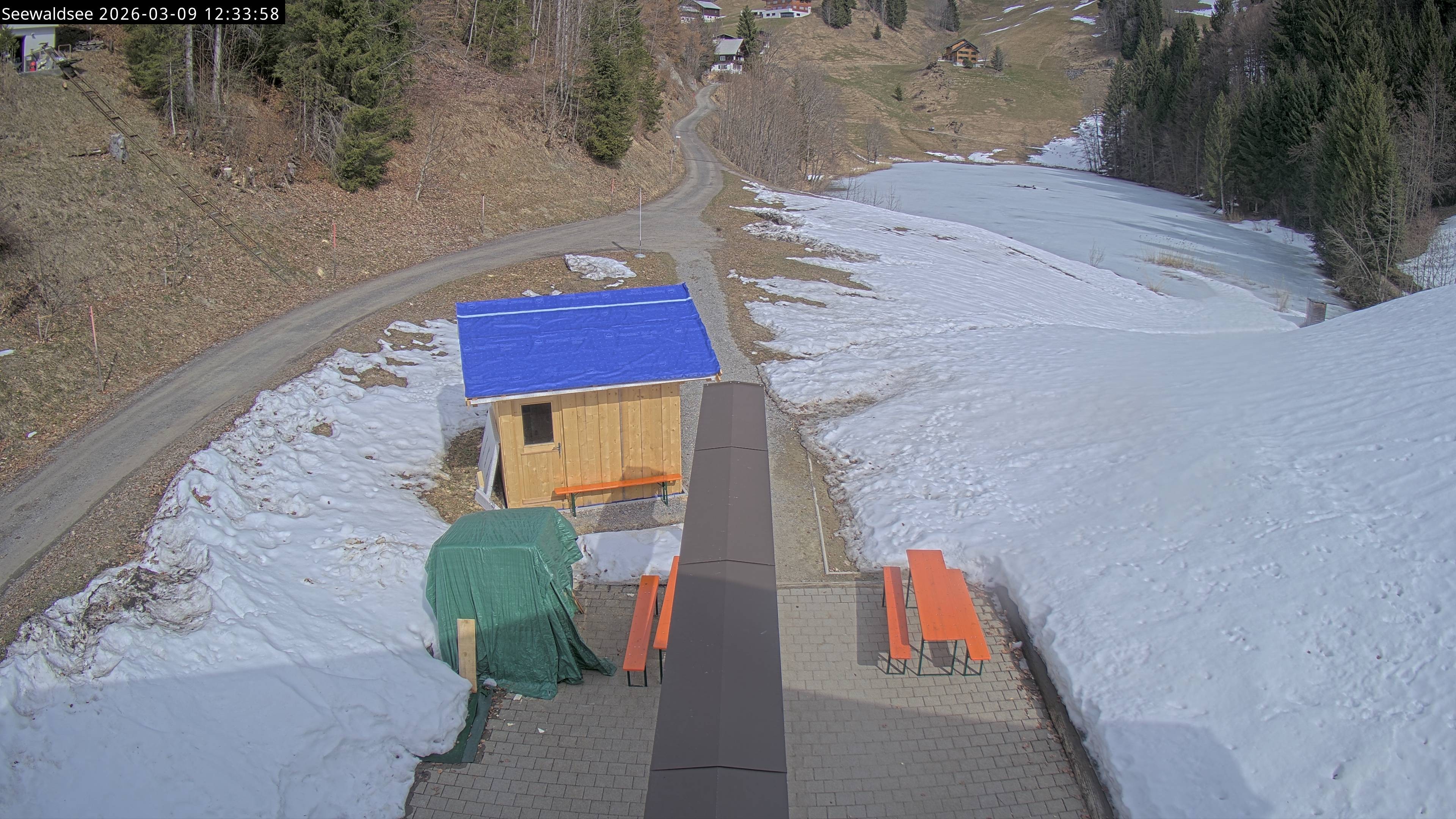 Archiv Foto Webcam Fontanella: Seewaldsee