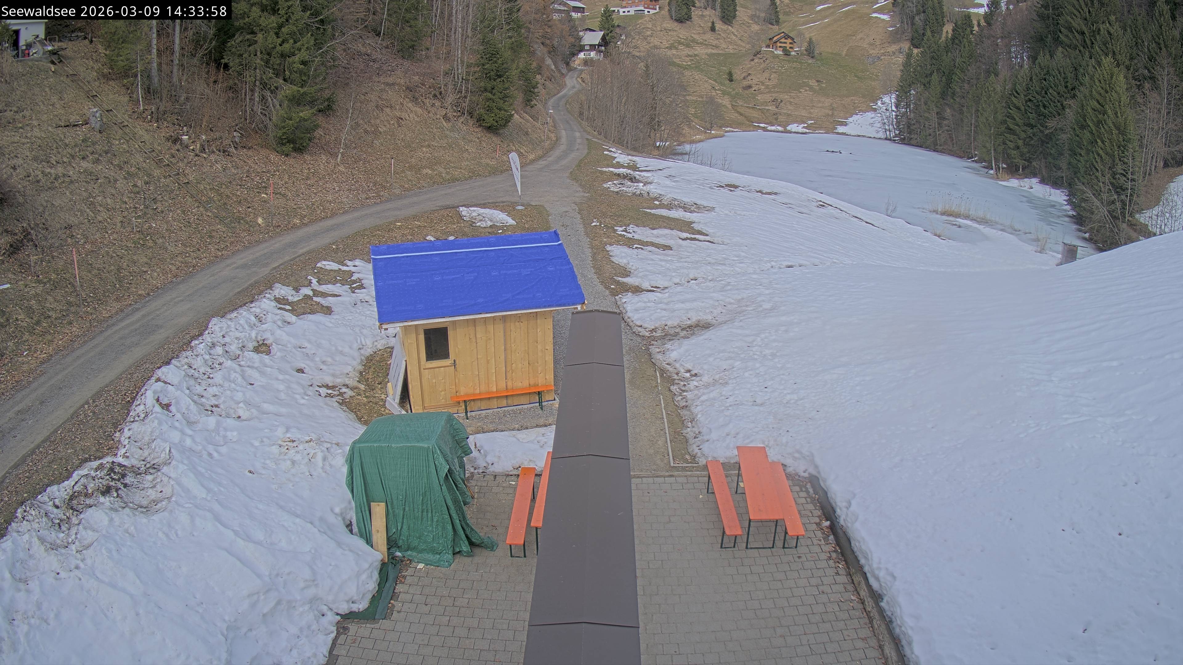 Archiv Foto Webcam Fontanella: Seewaldsee