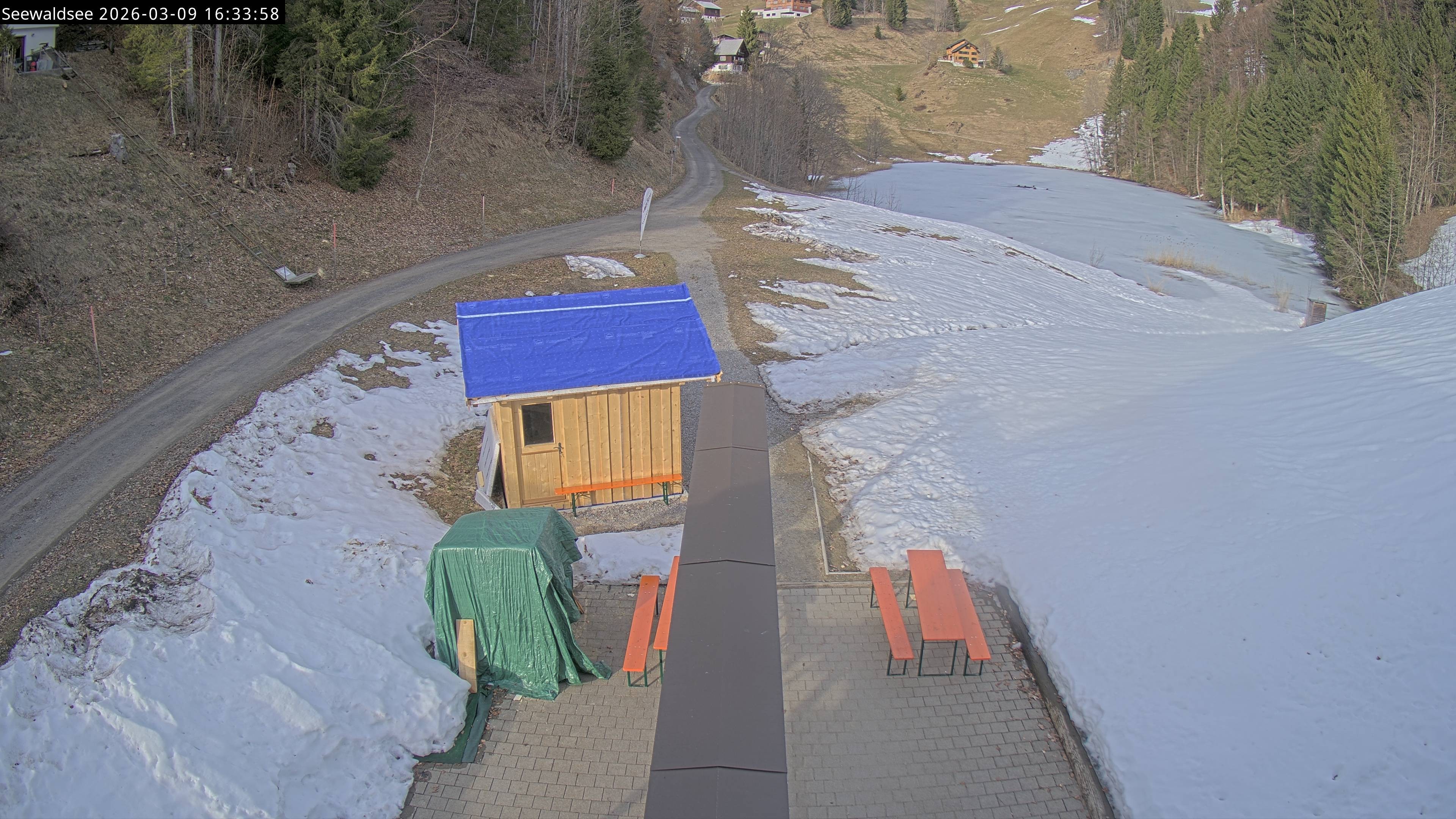 Archiv Foto Webcam Fontanella: Seewaldsee