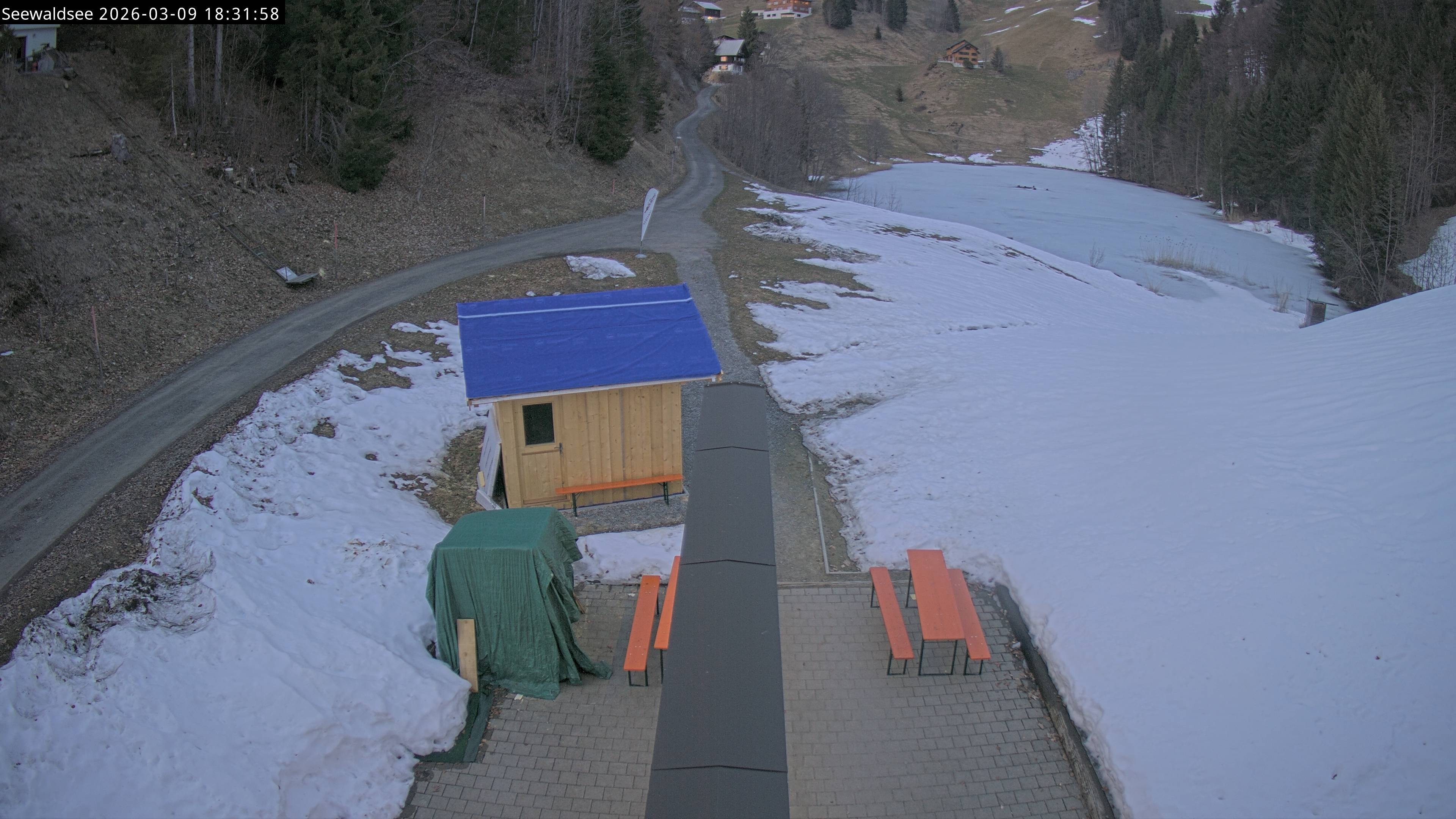 Archiv Foto Webcam Fontanella: Seewaldsee