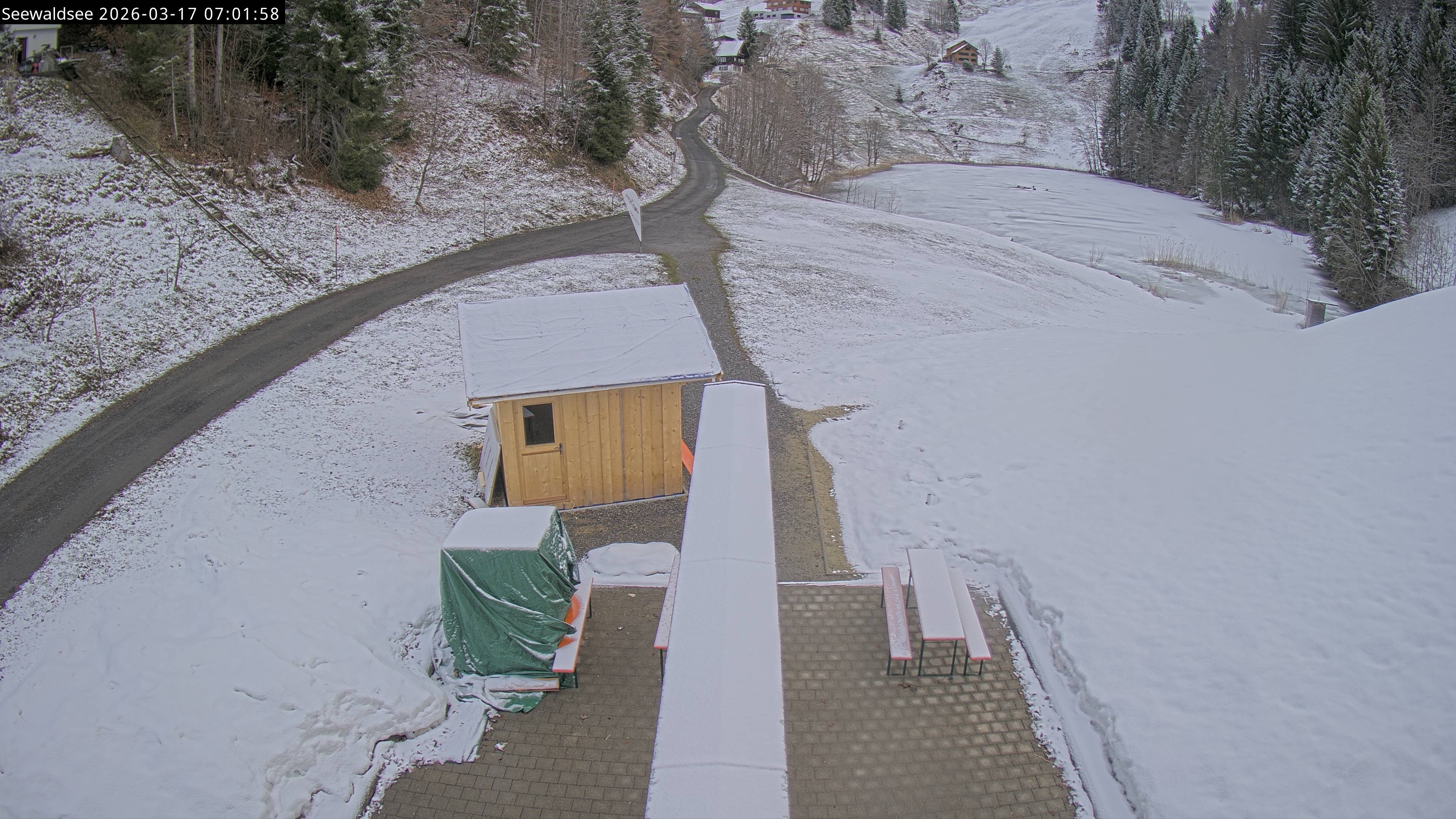 Archiv Foto Webcam Fontanella: Seewaldsee