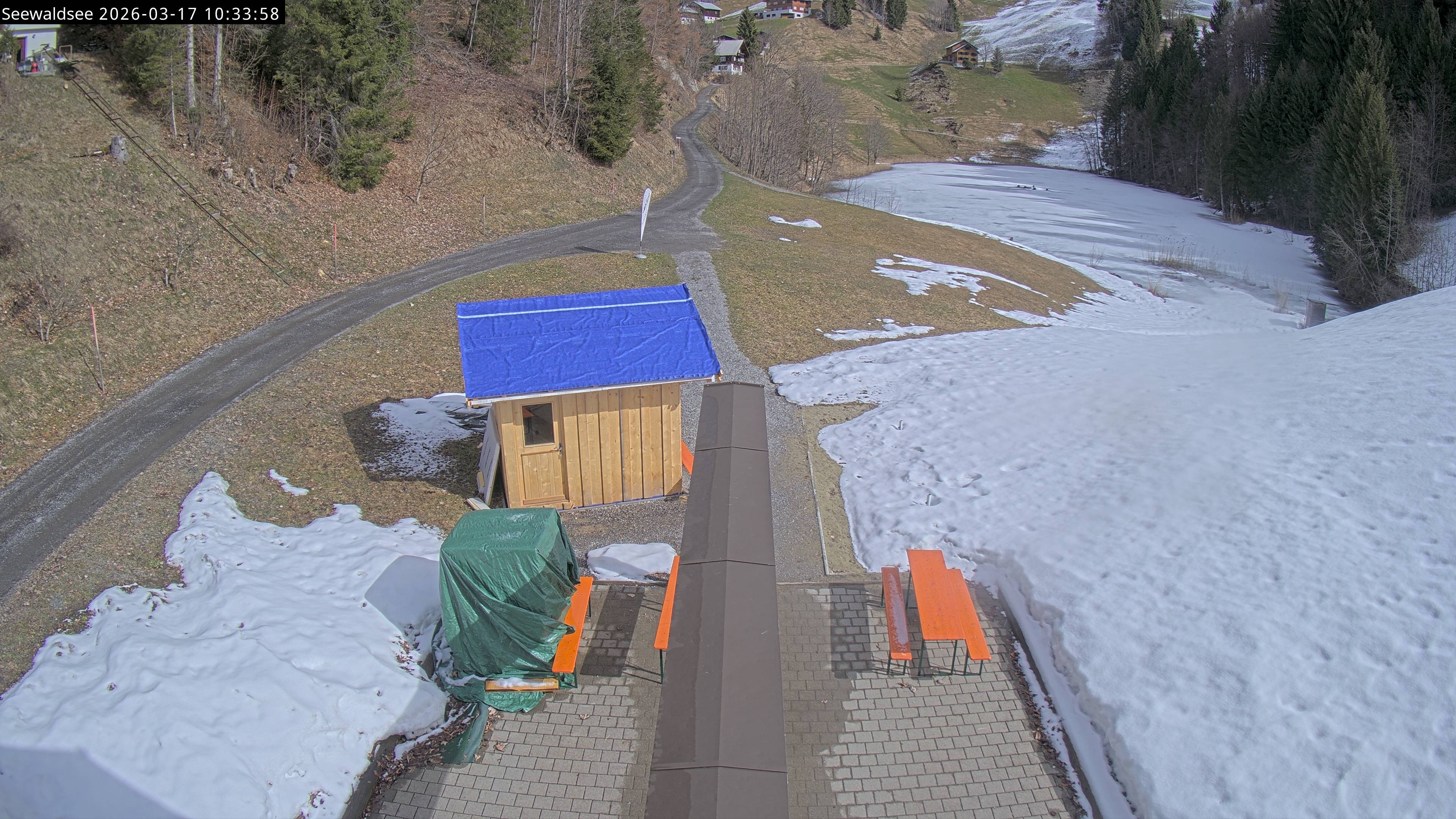 Archiv Foto Webcam Fontanella: Seewaldsee