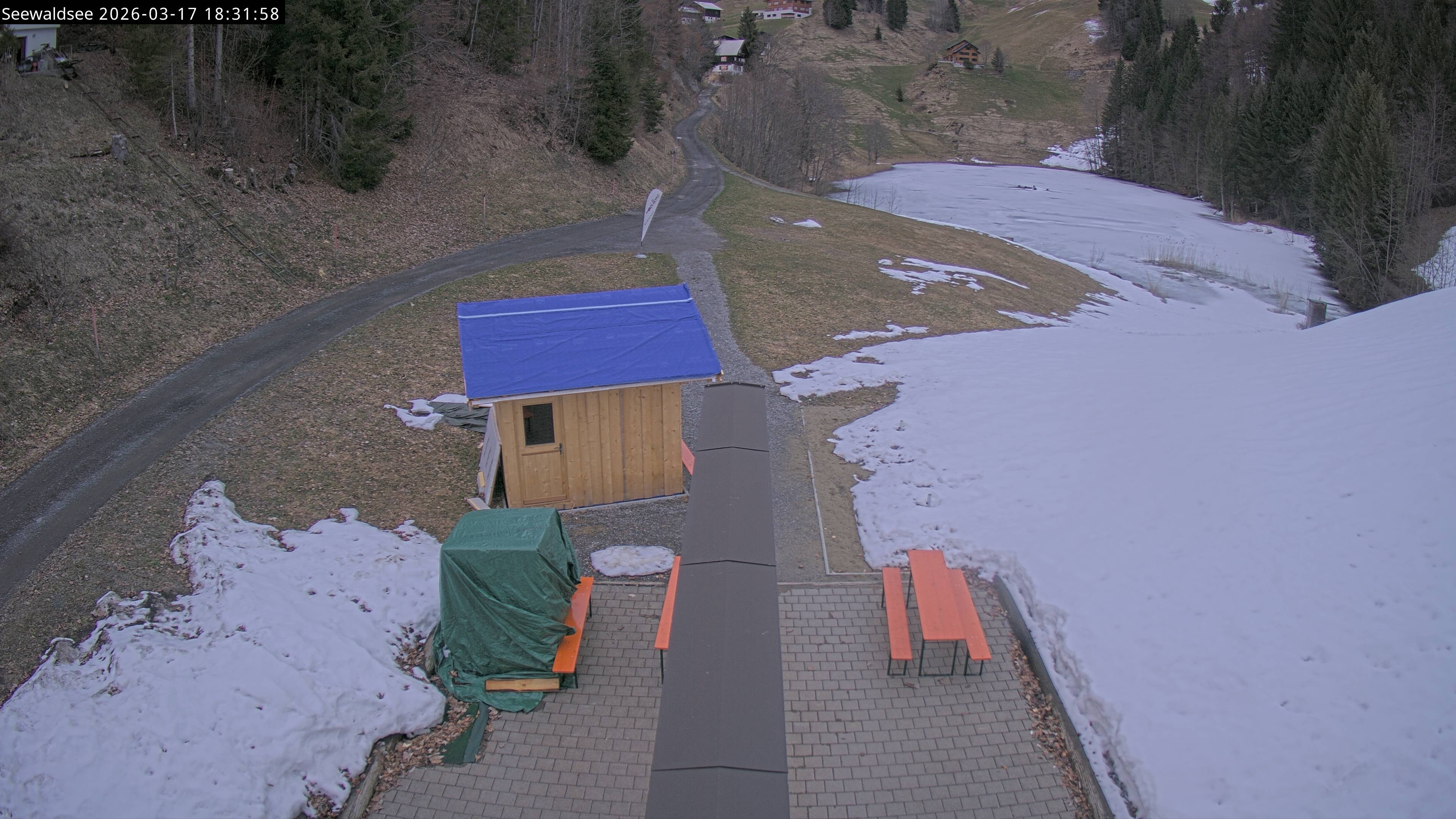 Archiv Foto Webcam Fontanella: Seewaldsee