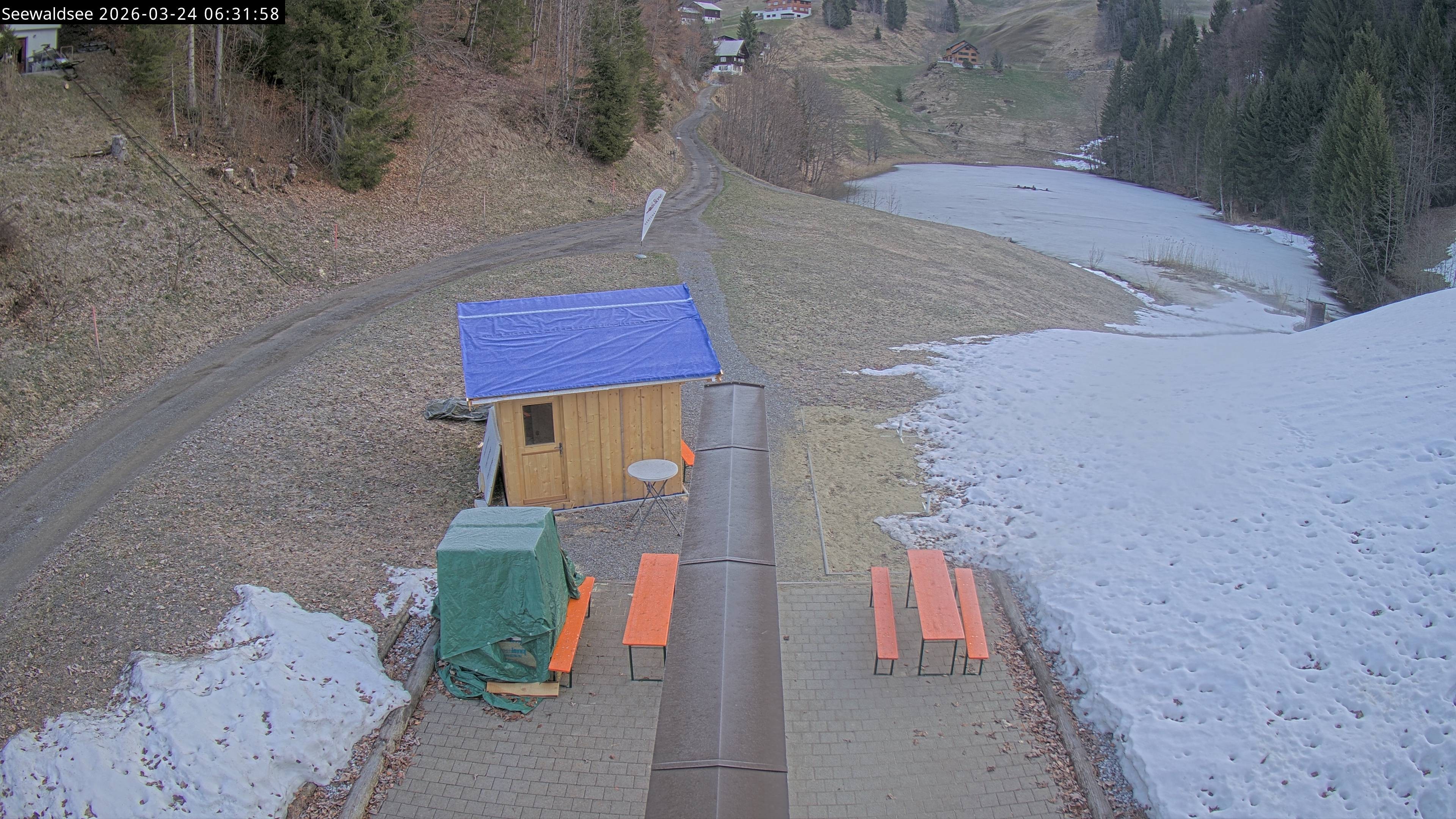 Archiv Foto Webcam Fontanella: Seewaldsee