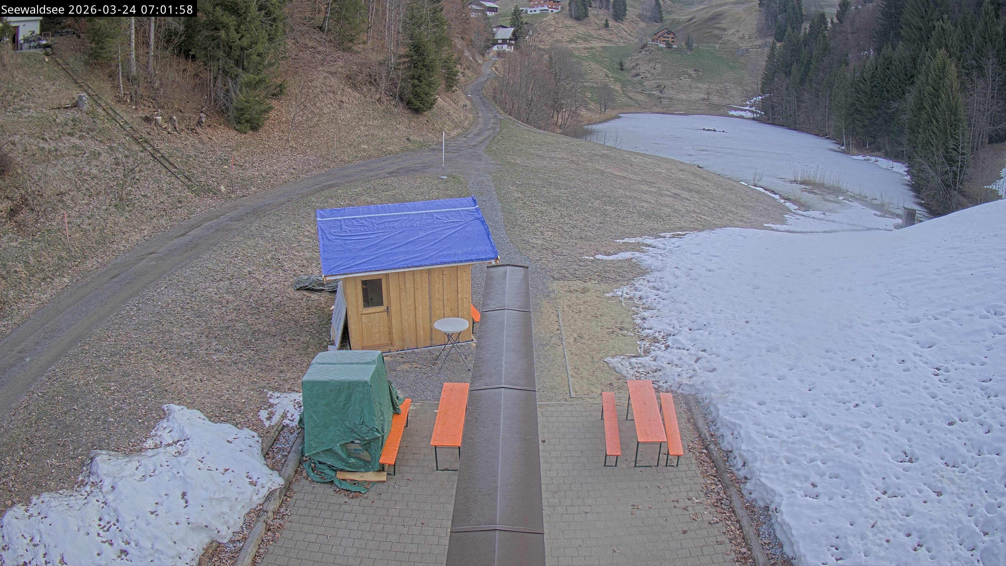 Archiv Foto Webcam Fontanella: Seewaldsee