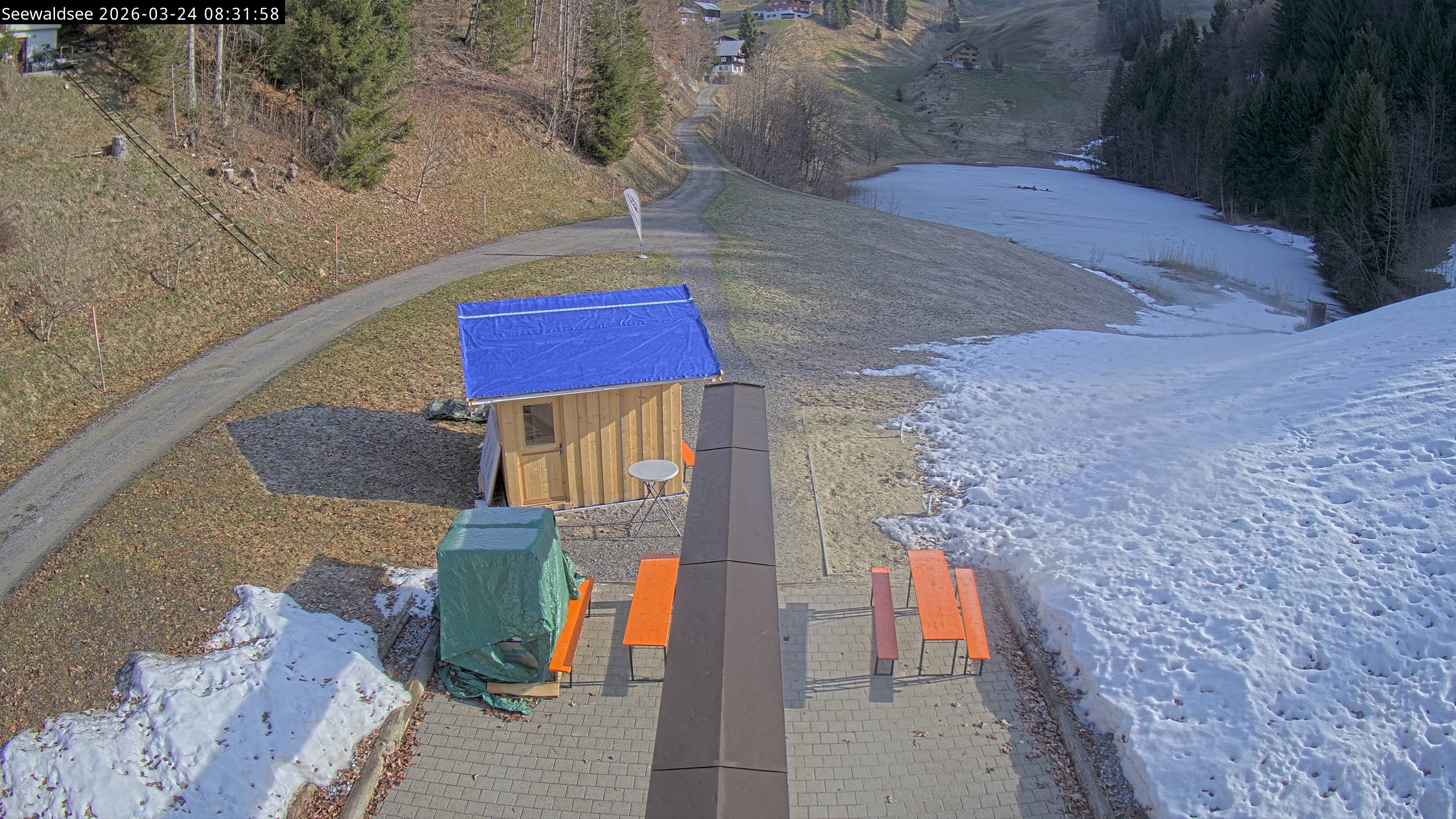 Archiv Foto Webcam Fontanella: Seewaldsee